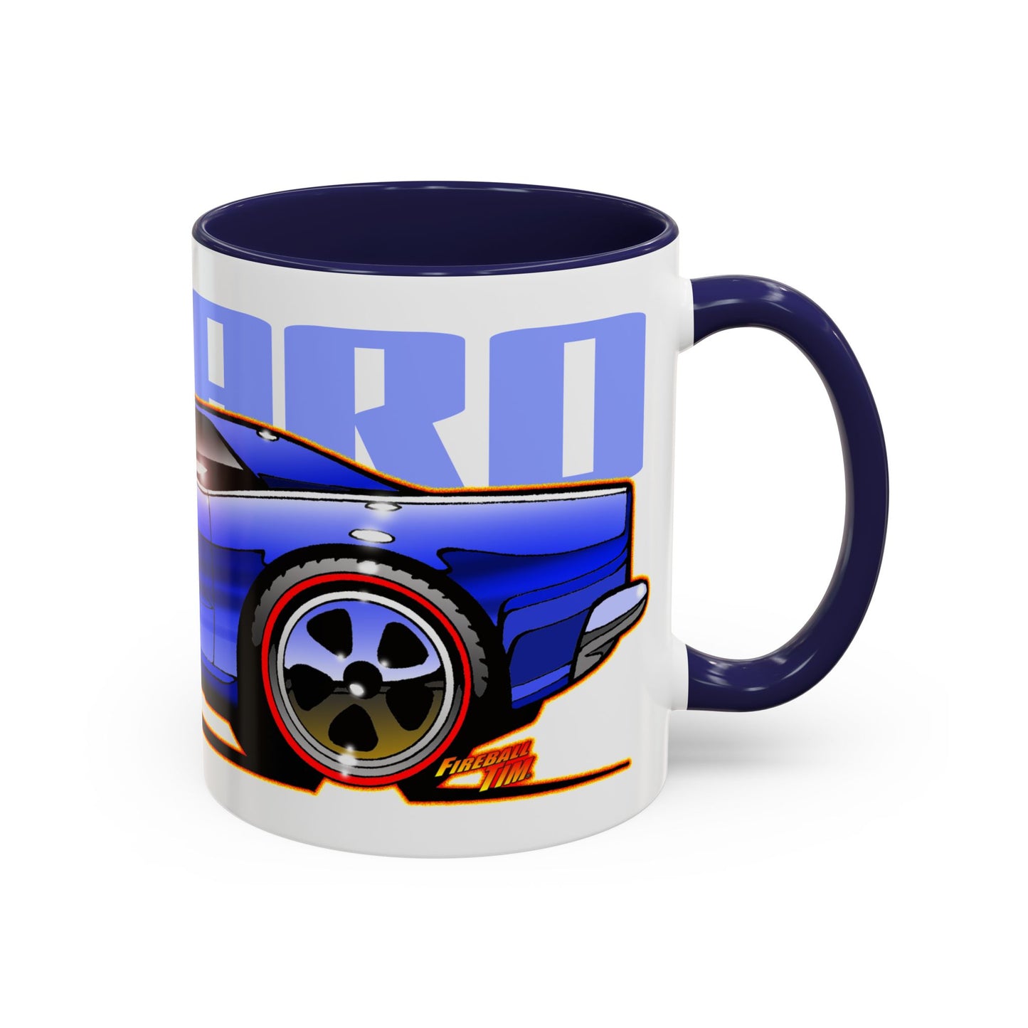 HOT WHEELS CAMARO Custom Collectible Fireball Art Coffee Mug - 2 Sizes