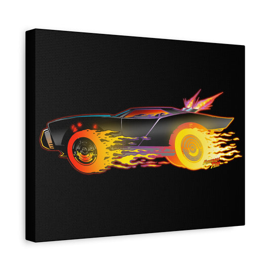 BATMOBILE 2021 THE BATMAN Canvas Art Print - 11x14
