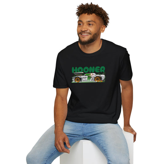 Ken Block HOONIGAN FORD MUSTANG 43 Tribute Concept Art Softstyle T-Shirt 8 Colors