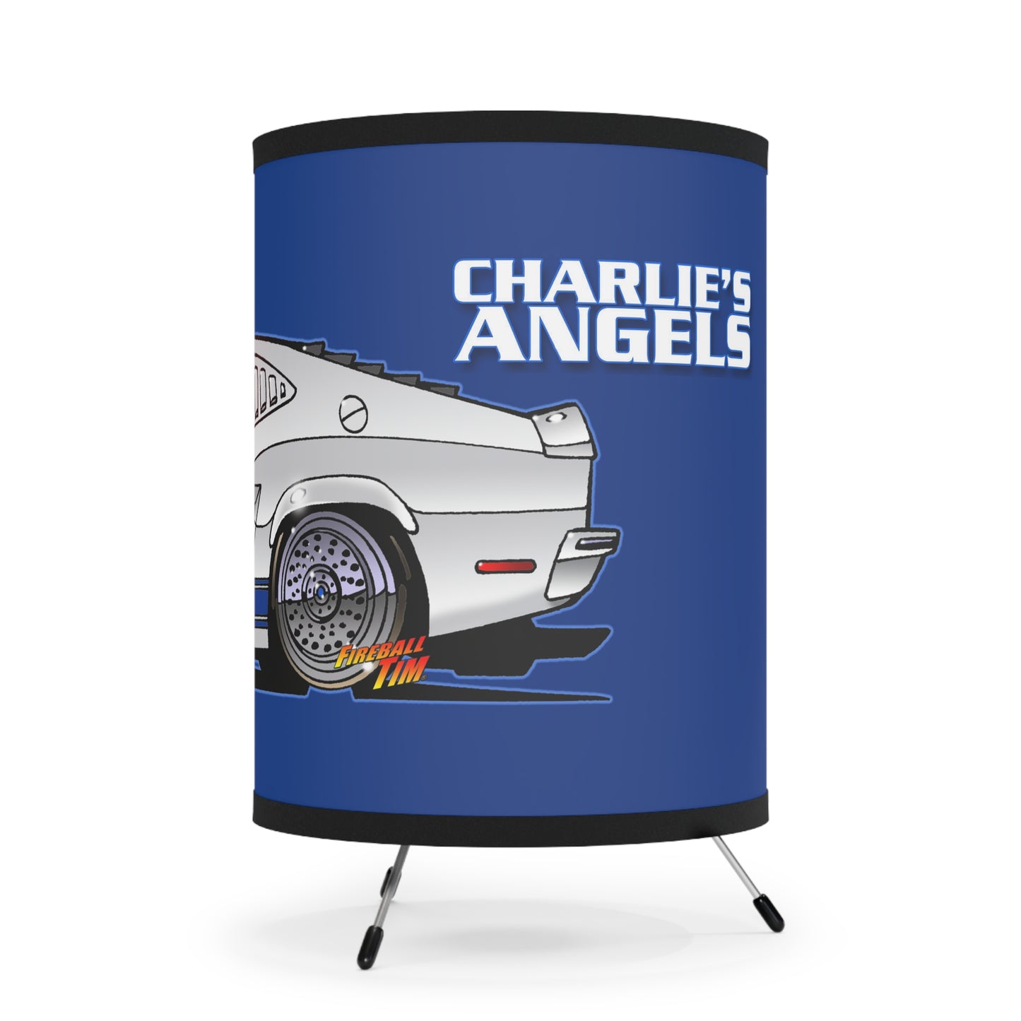 CHARLIES ANGELS TV Show Ford Mustang Cobra 2 Tripod Lamp