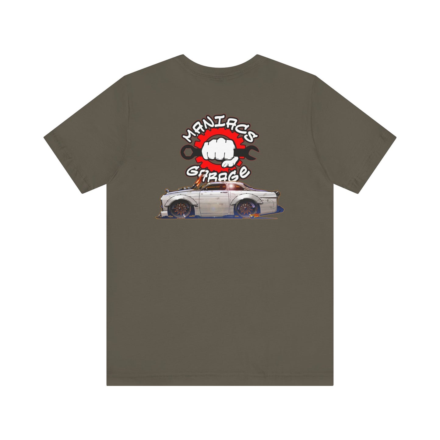 MANIACS GARAGE BORN49AIN 1949 FORD Concept Art Short Sleeve Tee 16 Colors