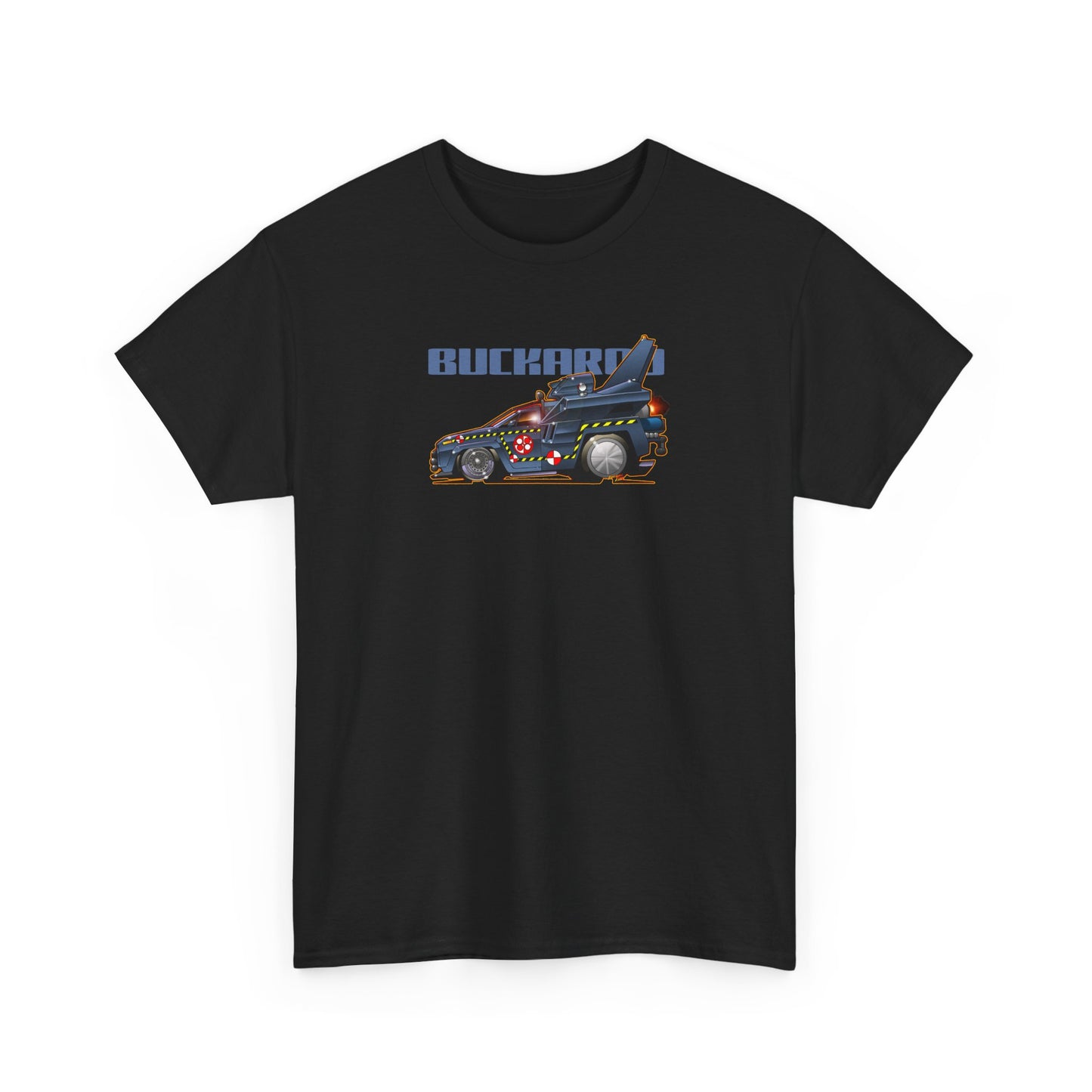 BUCKAROO BANZAI JET TRUCK Movie Car Fireball Art Tee Shirt - Musltiple Sizes