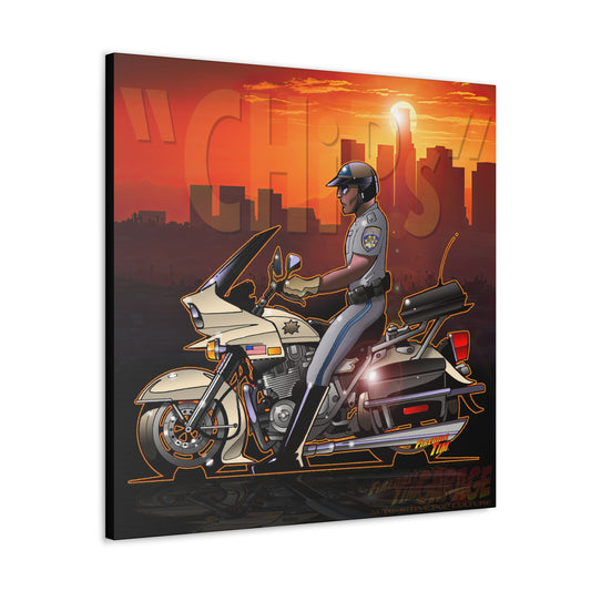 CHiPS TV Show MOTORCYCLE Concept Art Canvas MASTERPRINT 3 Sizes