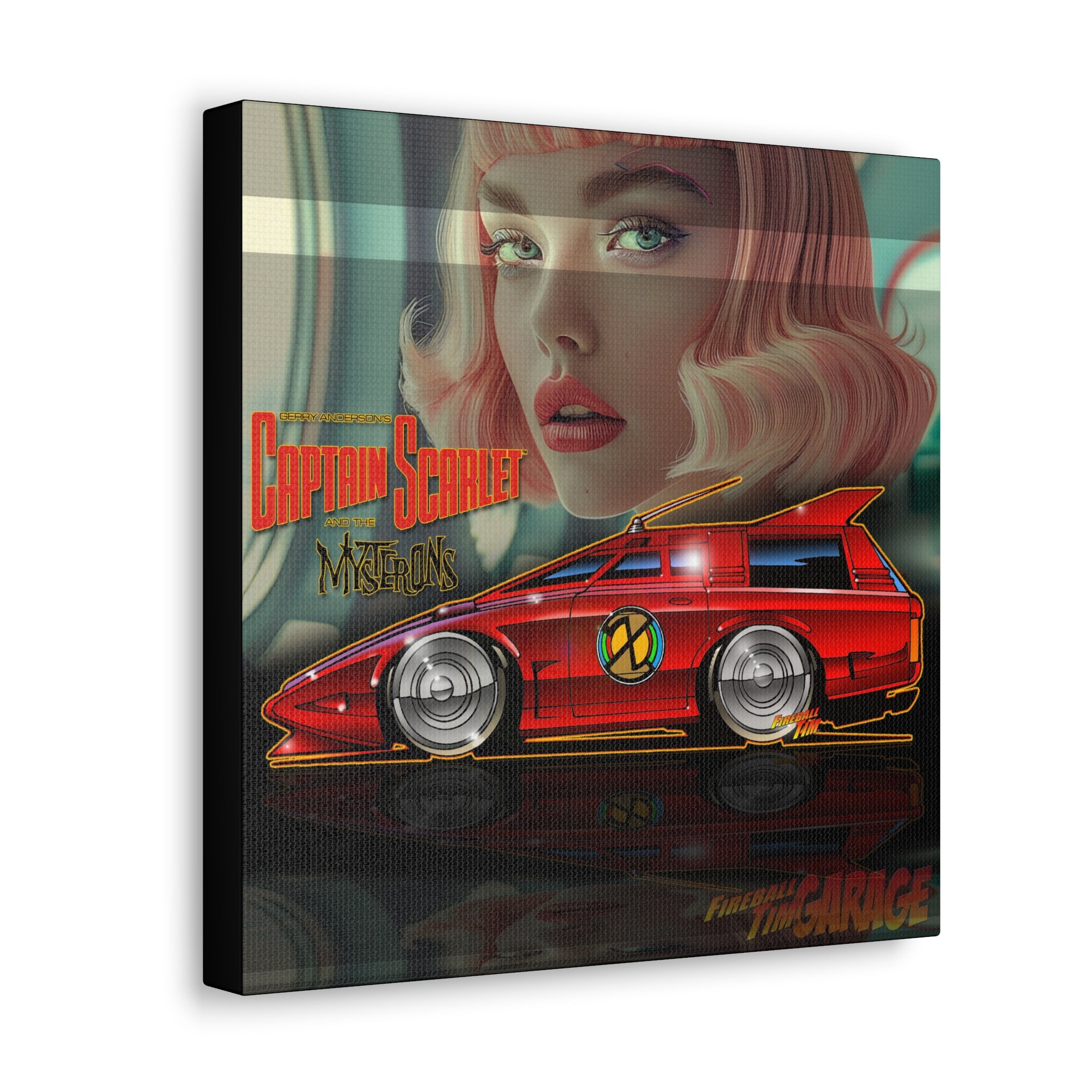 Fireball Tim Garage Best Hollywood-Inspired Custom Car Automotive Art