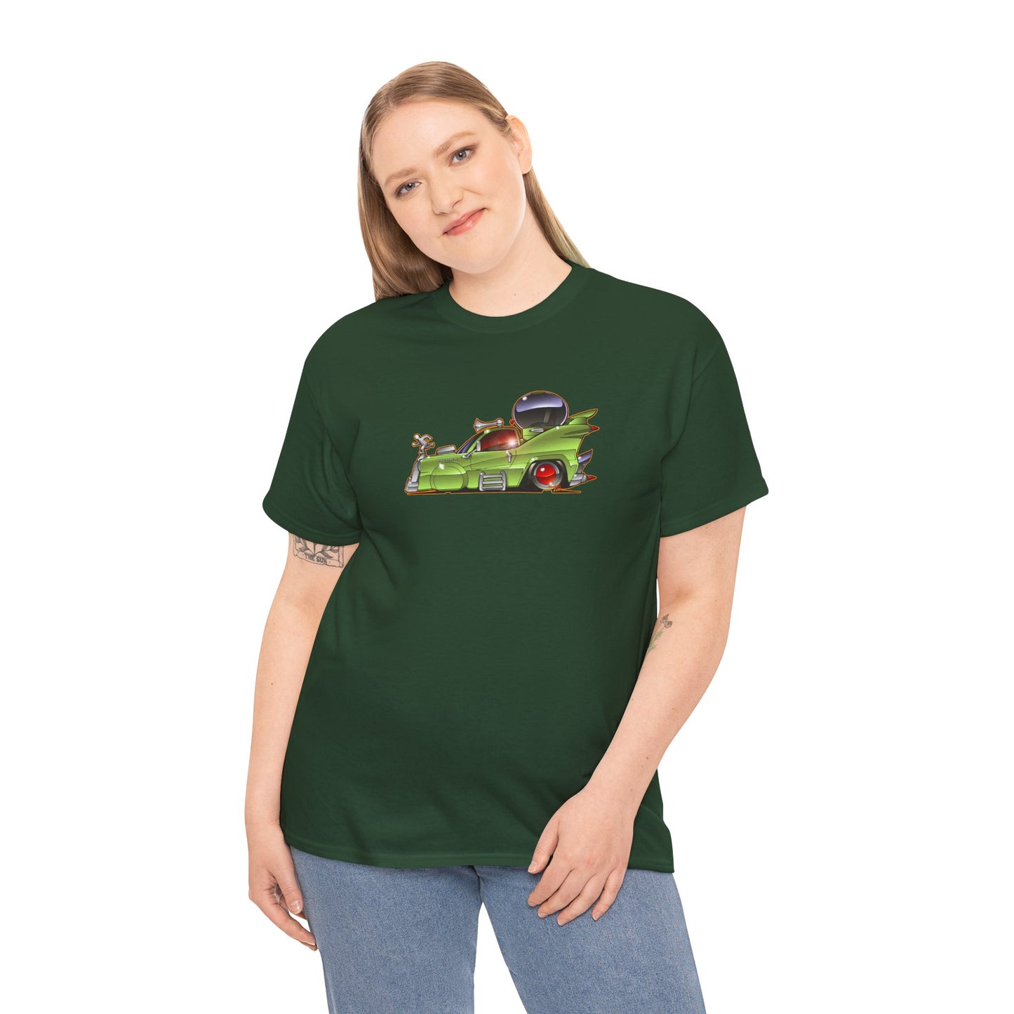 THE SIMPSONS HOMER CAR Fireball Art Tee Shirt - Multiple Sizes
