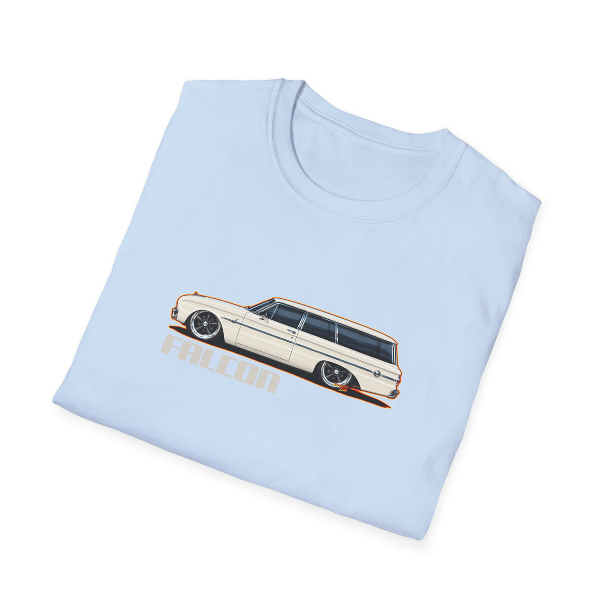 FORD FALCON WAGON Collectible Fireball Art TeeShirt