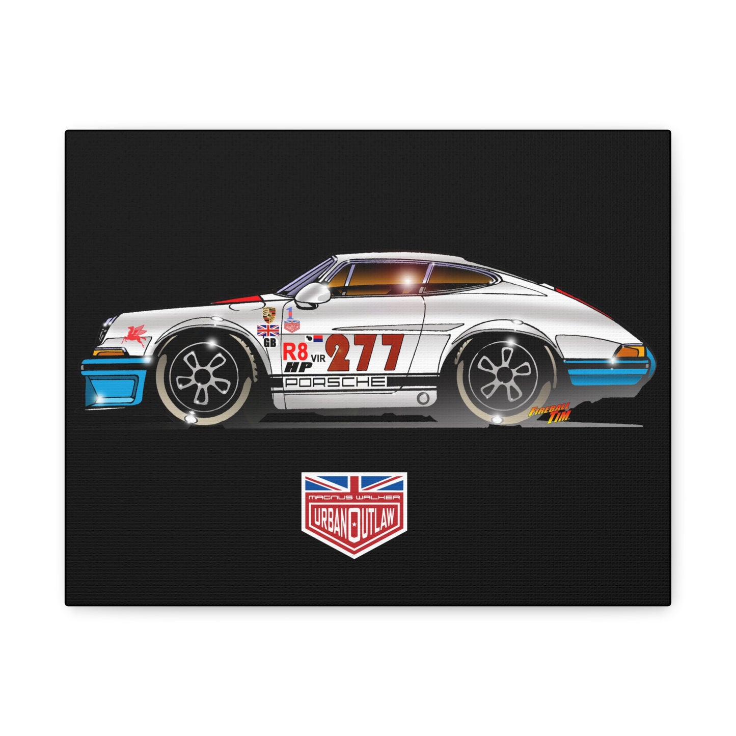 MAGNUS WALKER 277 Urban Outlaw Porsche Concept Art Canvas Print 11X14