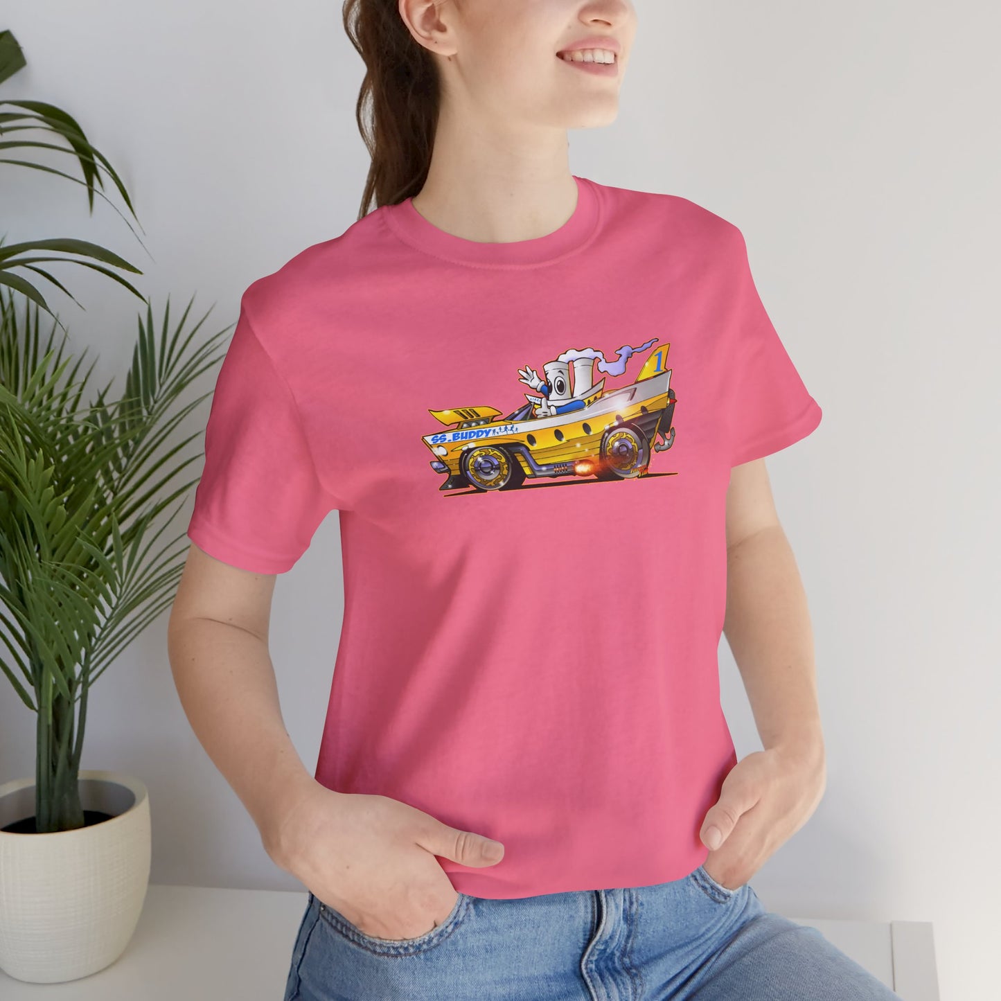 BUDDY CRUISE BUDDYMOBILE Custom Car Art Short Sleeve Tee in 17 Colors