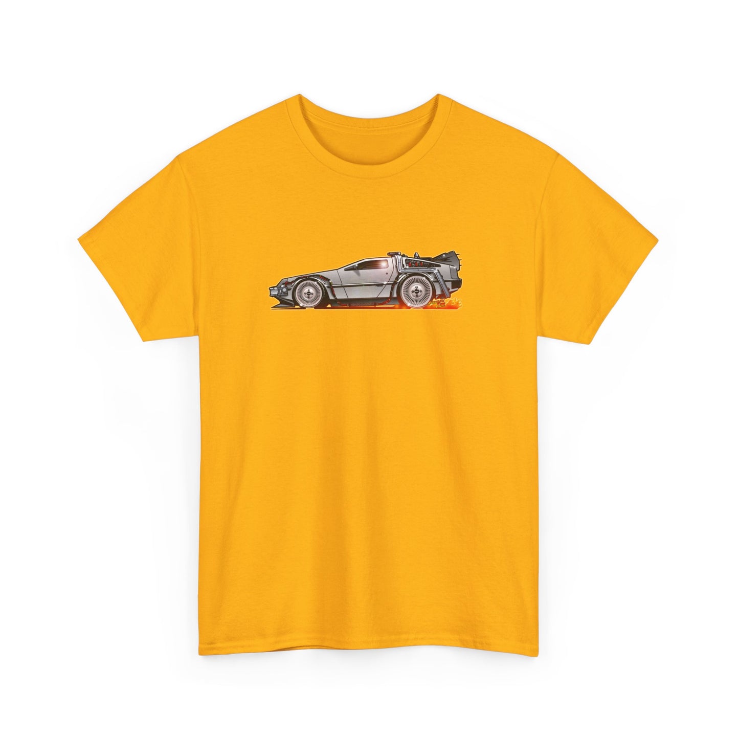 BACK TO THE FUTURE DELOREAN Time Machine Concept Art Tee Shirt 11 Colors