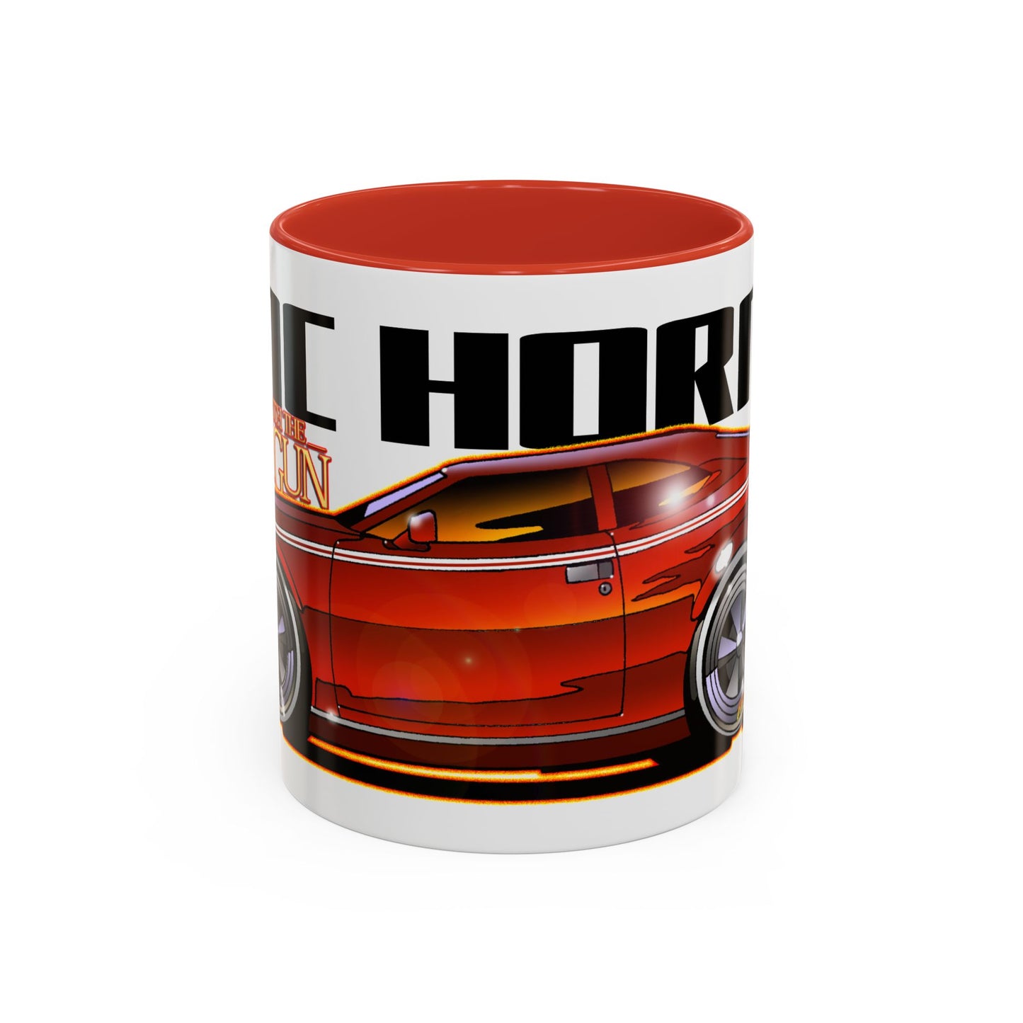 MAN WITH THE GOLDEN GUN AMC Hornet James Bond Fireball Art Collectible Coffee Mug