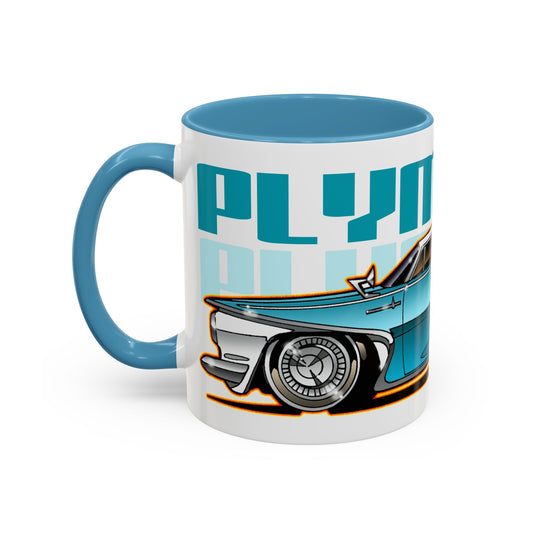 PLYMOUTH FURY 1960 Leave it to Beaver Collectible Art Coffee Mug - 2 Sizes