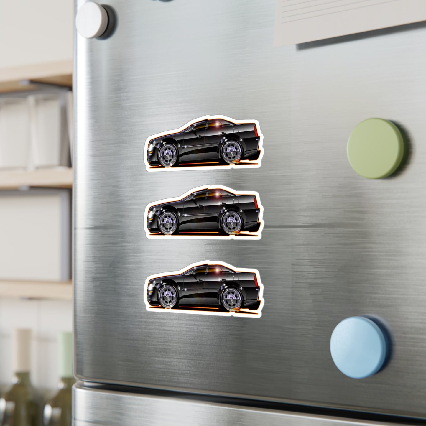 CHRYSLER 300 Fireball Art Collectible Decal Stickers - 4 Sizes