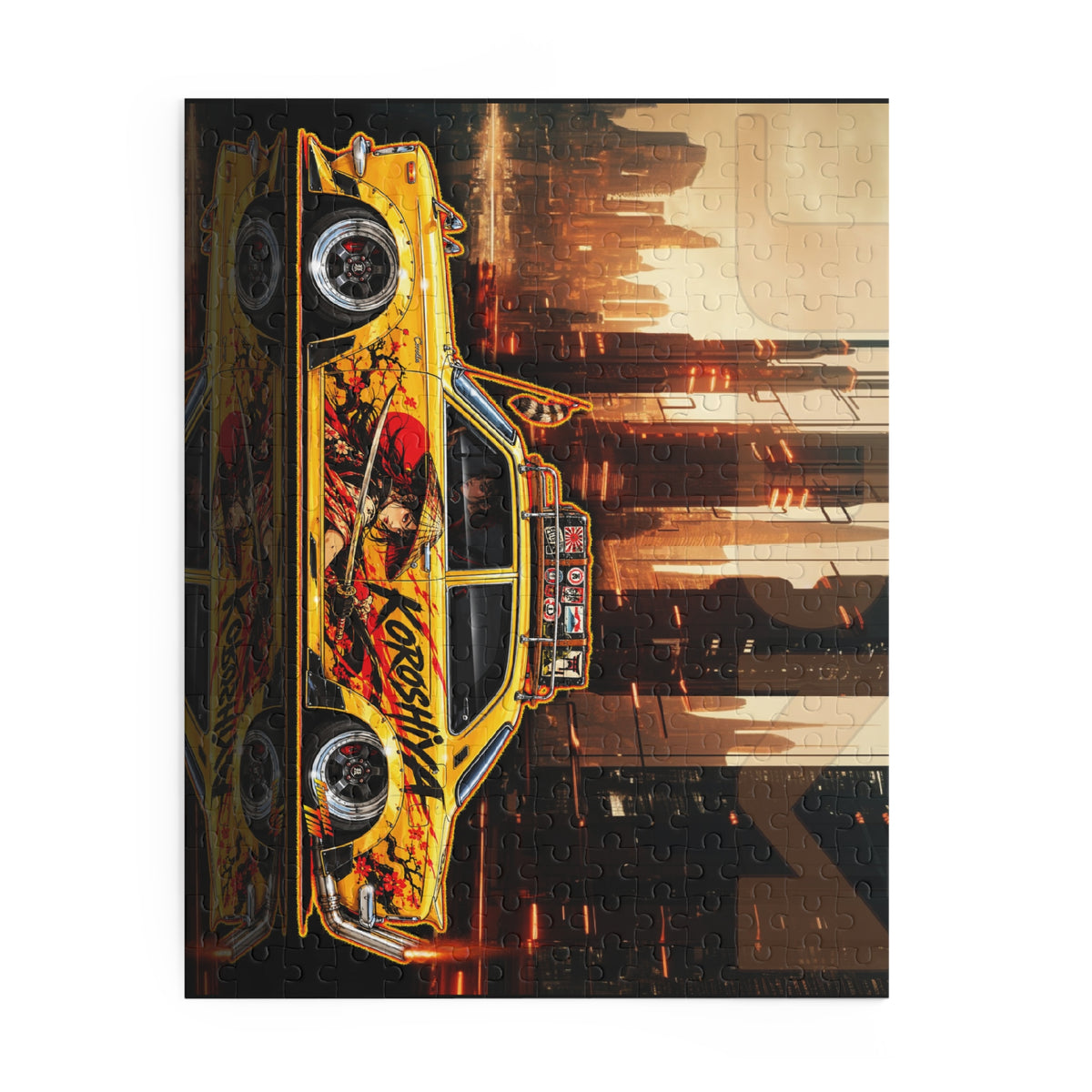 JDM 1966 TOYOTA COROLLA Jigsaw Puzzle — Retro Japanese Cars (120/252/500‑Piece)