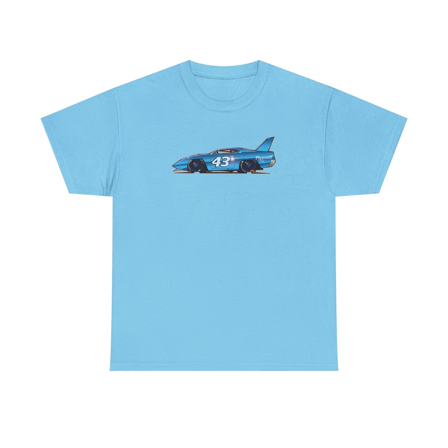 NASCAR Richard Petty 43 Plymouth Collectible Unisex Heavy Cotton Tee 8 Colors