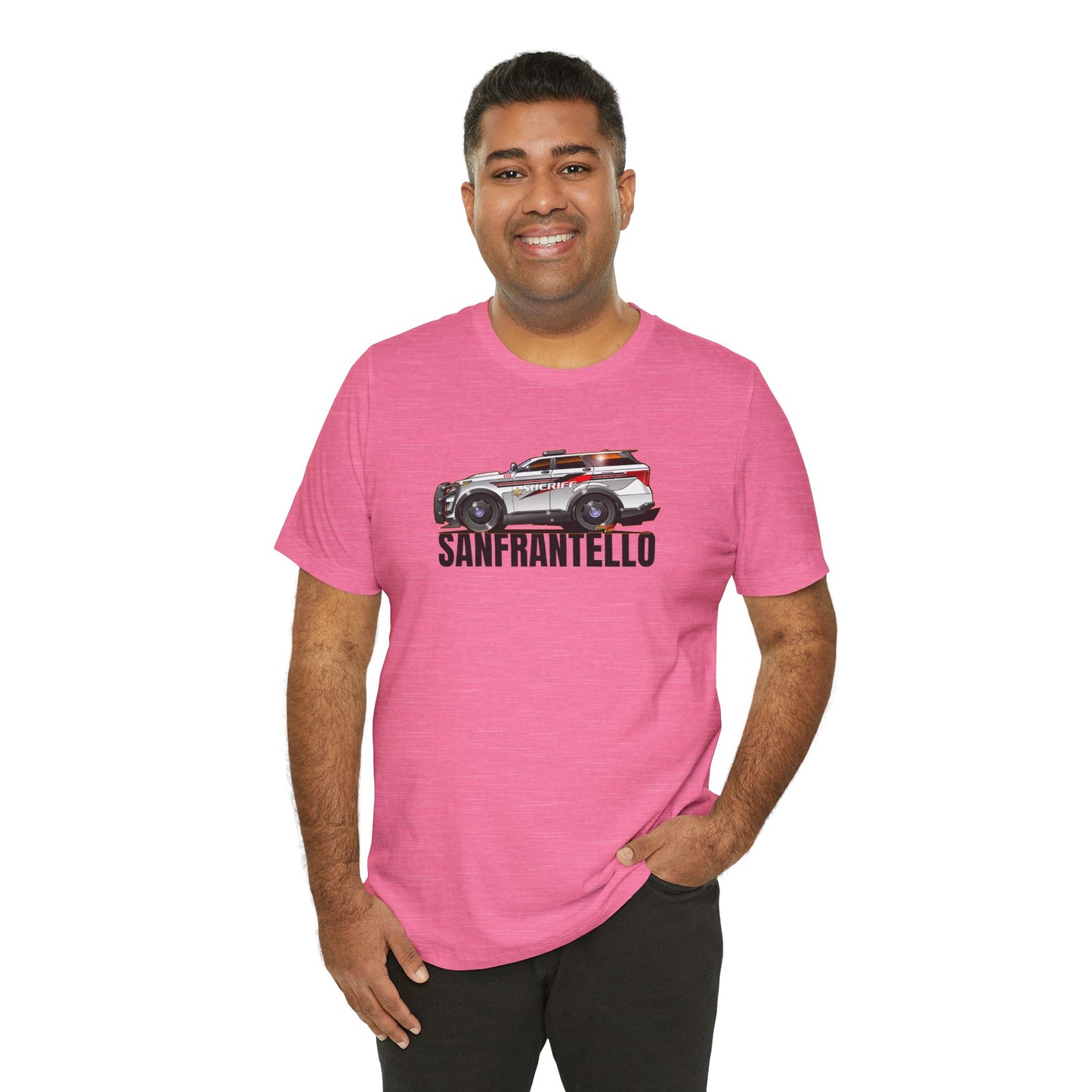 FORD EXPLORER POLICE CRUISER Sanfrantello 09 Tribute Concept Art Short Sleeve Tee 12 Colors