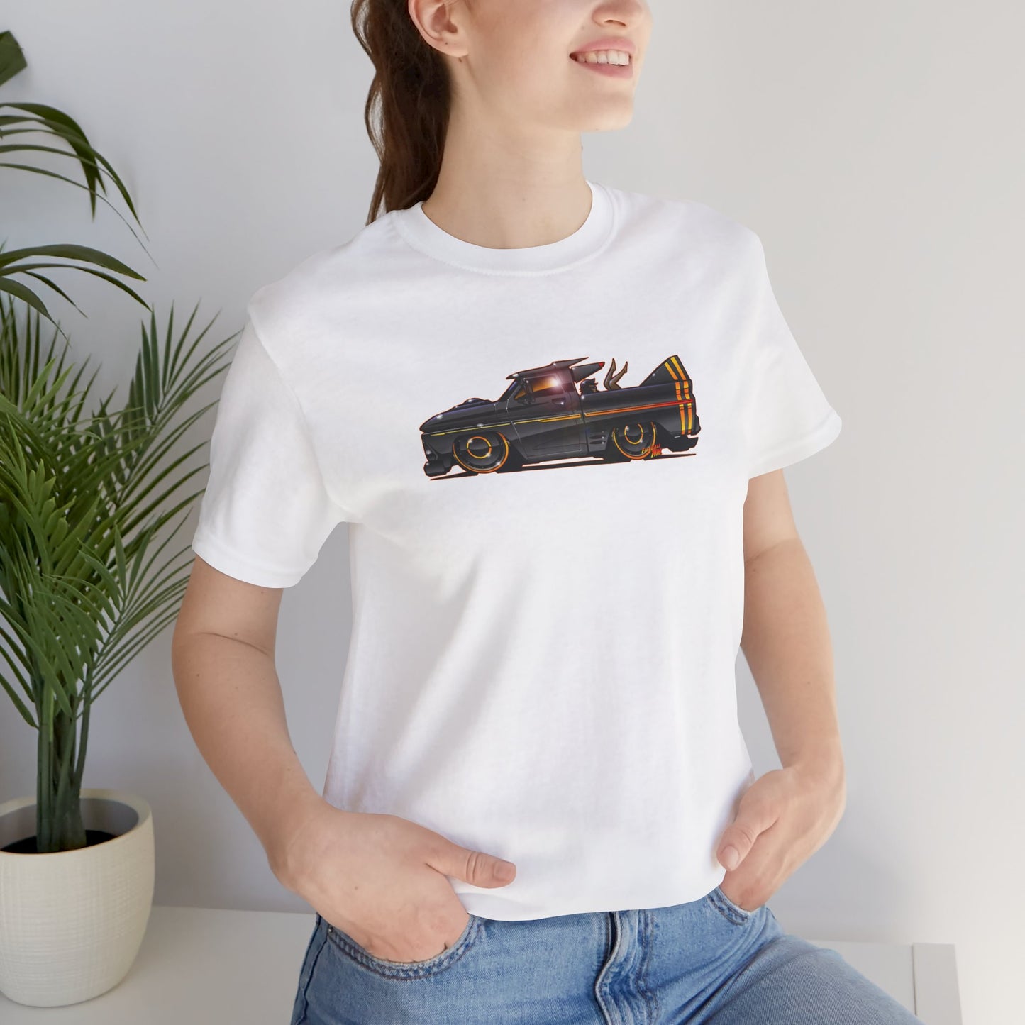 CHEVROLET C10 1960 Stinger Pickup Truck Concept Art Custom Short Sleeve Tee 8 Colors