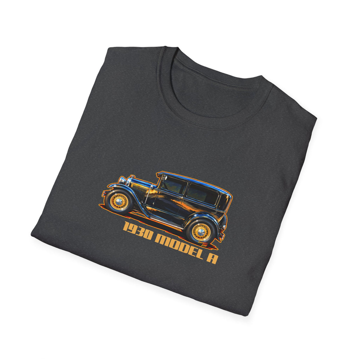 FORD MODEL A 1930 Vintage Collectible Fireball Art TeeShirt