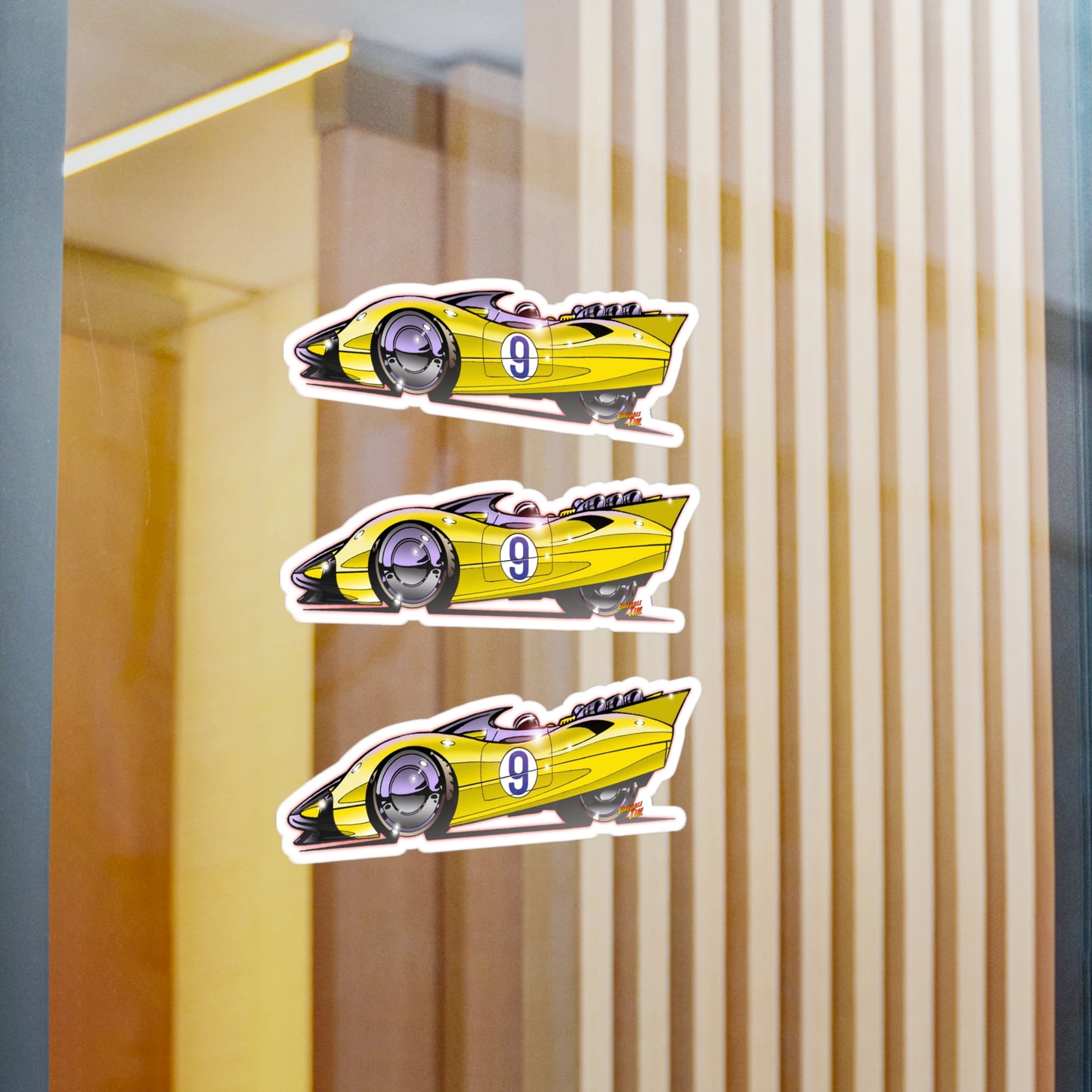 SPEED RACER RACERX SHOOTING STAR Fireball Art Decal Stickers - 4 Sizes