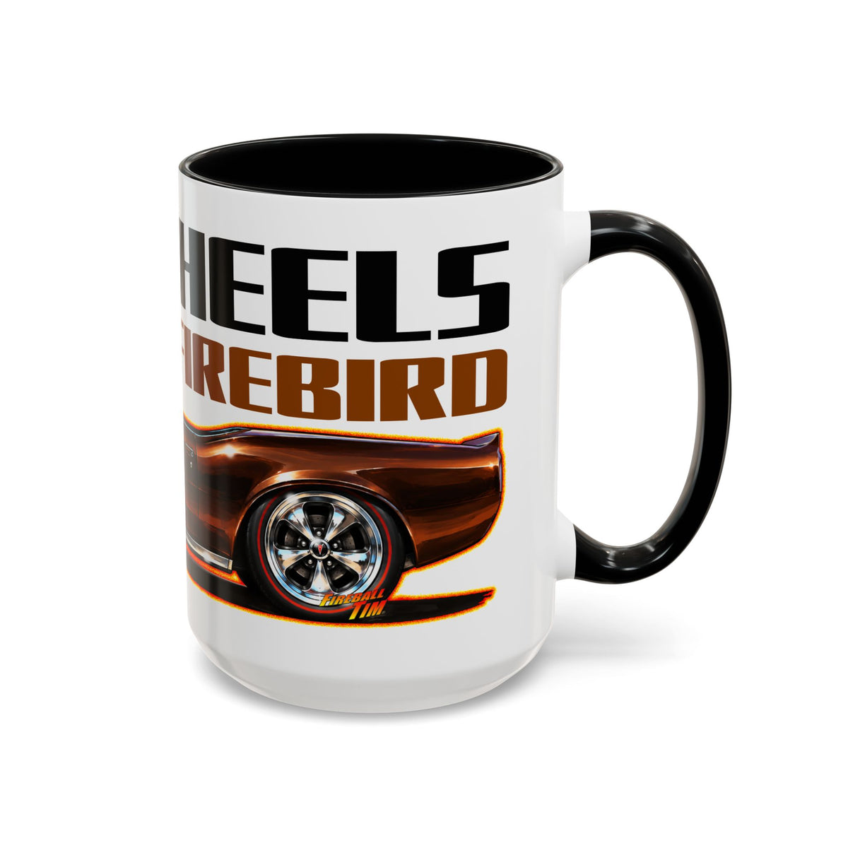 HOT WHEELS Sweet 16 CUSTOM FIREBIRD Collectible Fireball Art Coffee Mug - 2 Sizes