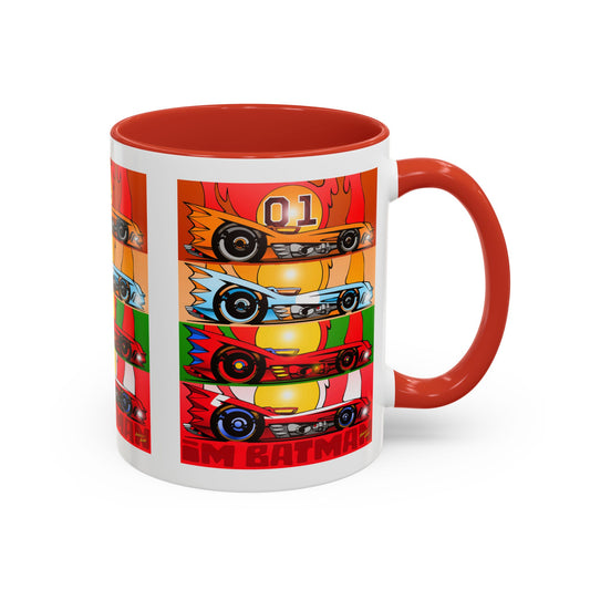 I'M BATMAN BATMOBILE Collectible Art Coffee Mug - 2 Sizes