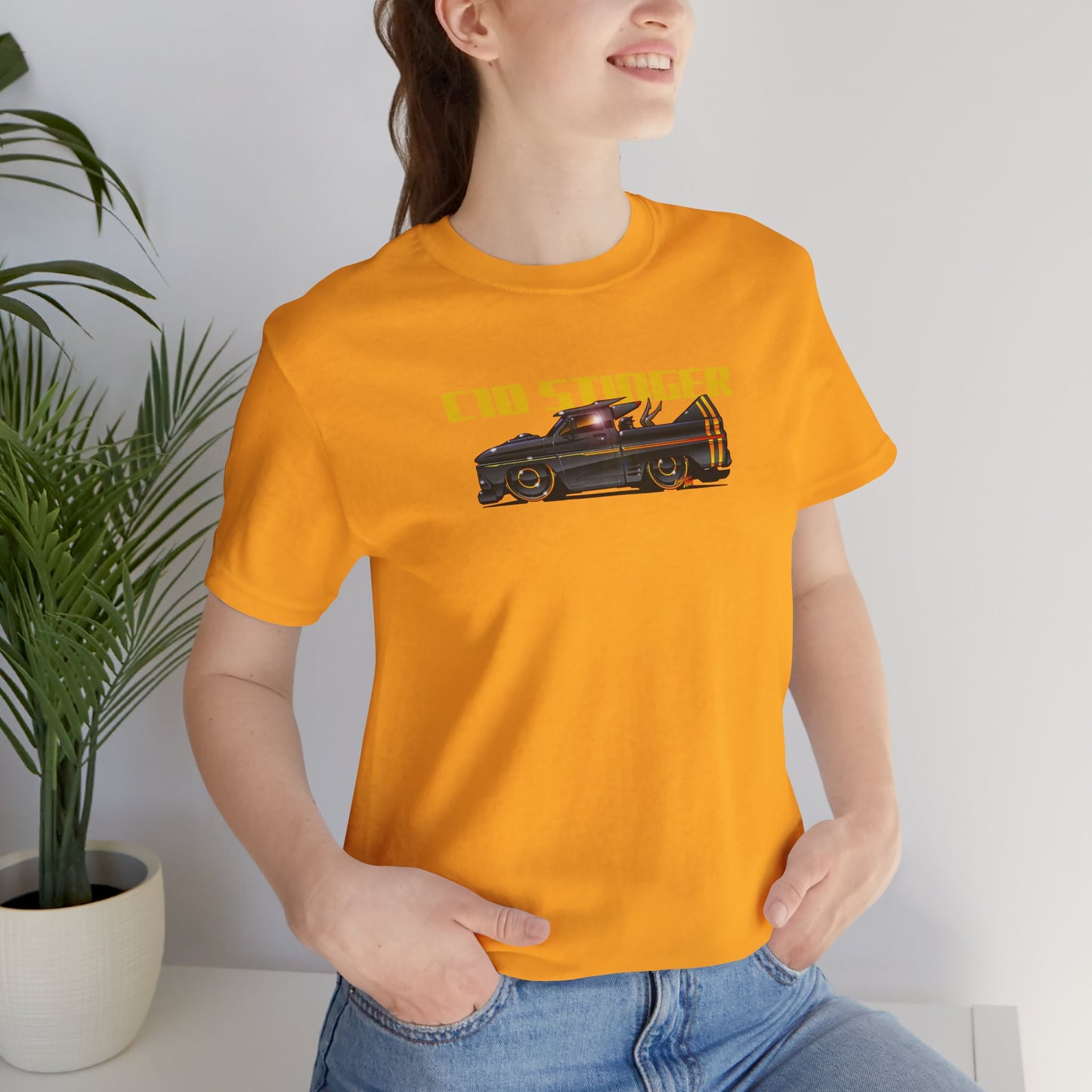 CHEVROLET C10 1960 Stinger Pickup Truck Custom Short Sleeve Tee 8 Colors