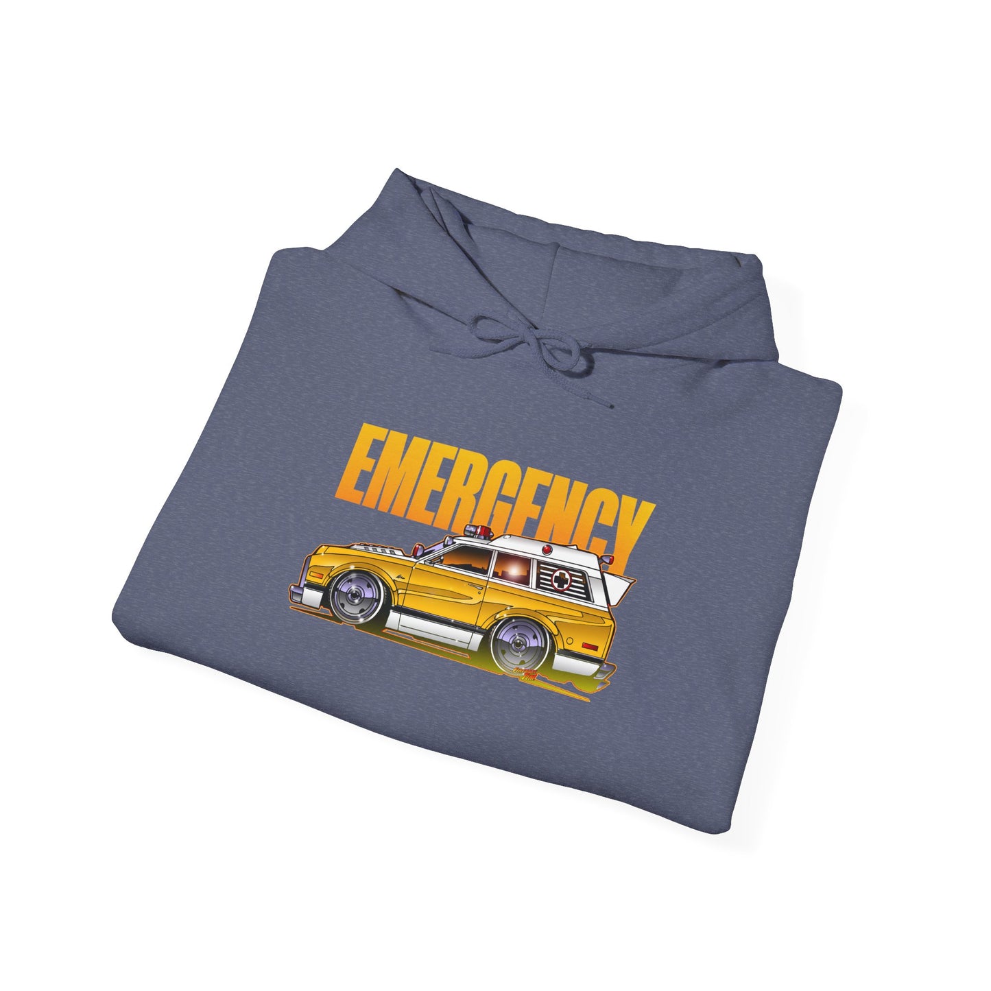 EMERGENCY AMBULANCE TV Show Concept Art Hooded Sweatshirt 9 Colors