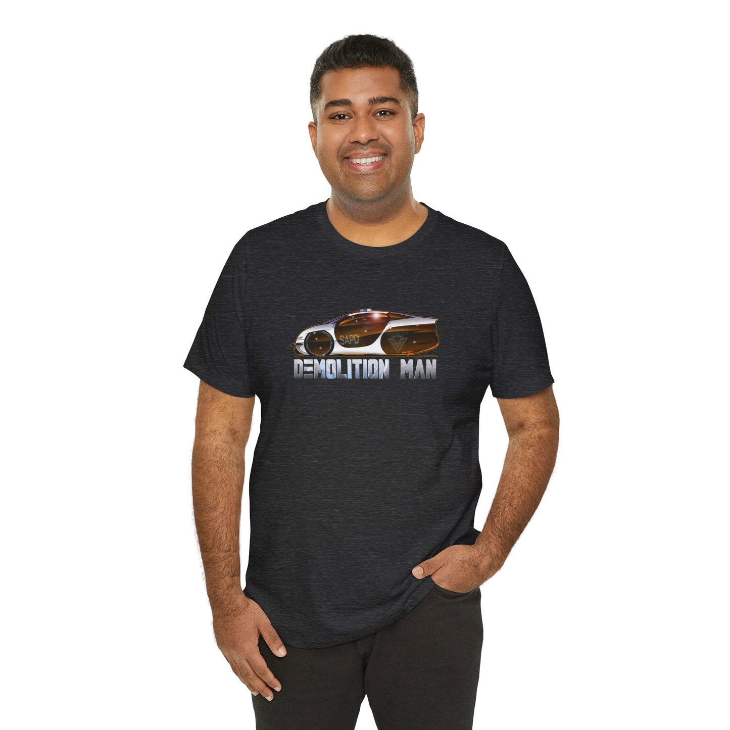 DEMOLITION MAN 2032 Police Cruiser Concept Art Short Sleeve Tee 9 Colors