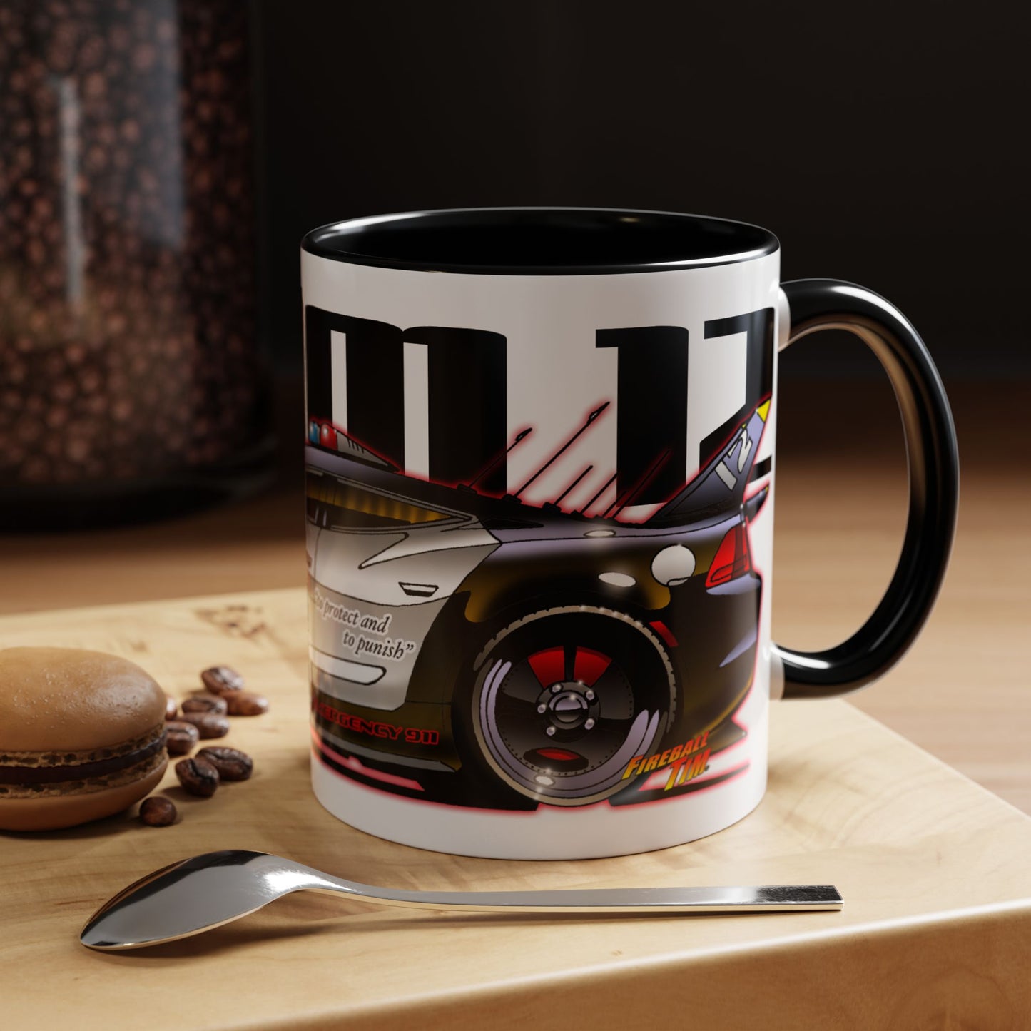 ADAM 12 FISKER KARMA Police Car Collectible Coffee Mug - Two Sizes