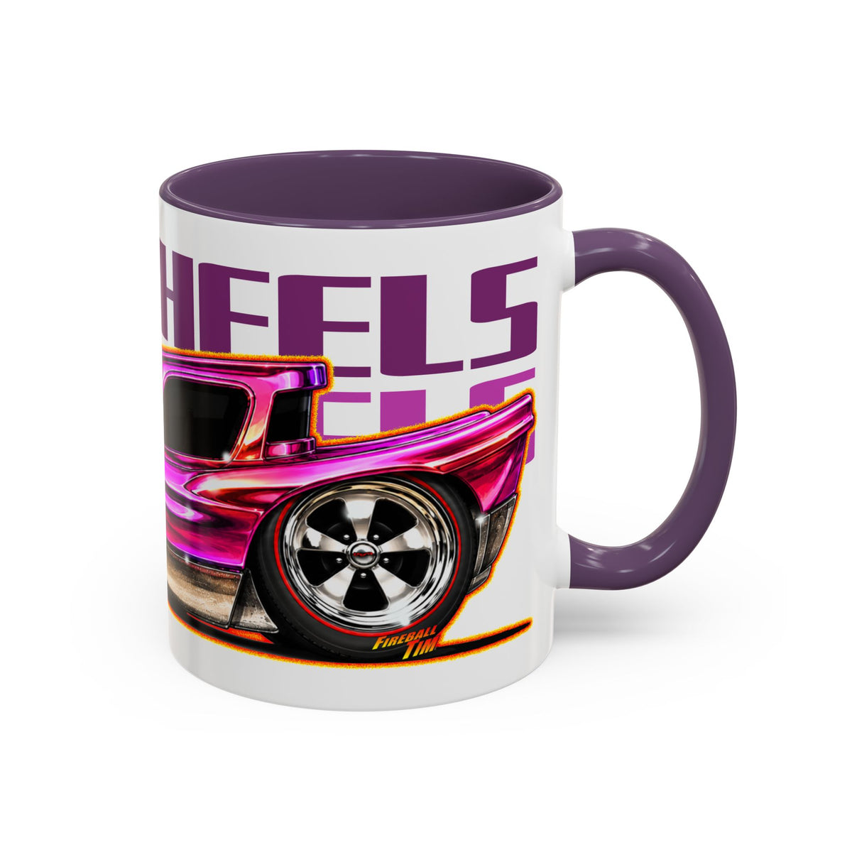 HOT WHEELS Sweet 16 PYTHON Collectible Fireball Art Coffee Mug - 2 Sizes