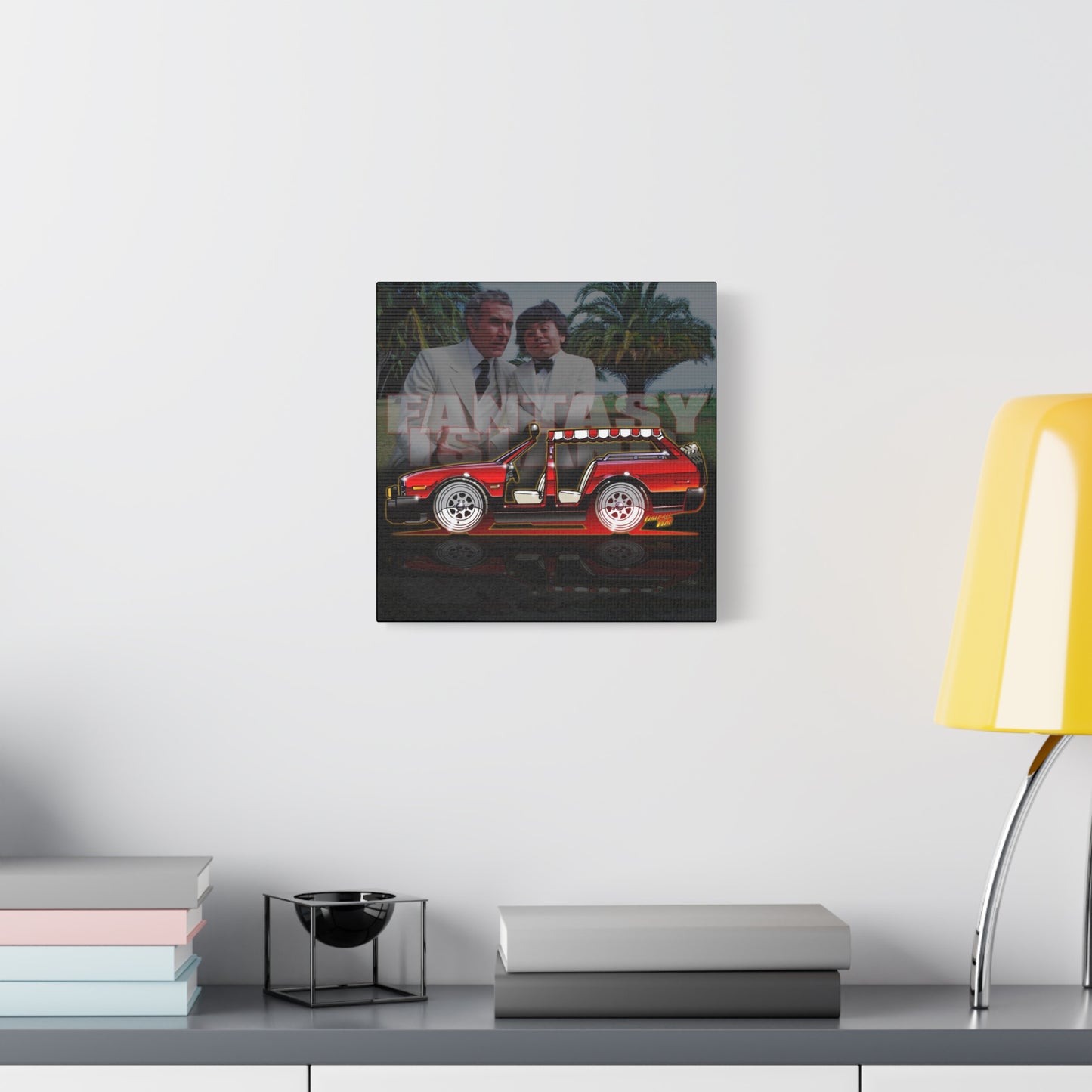 FANTASY ISLAND TV Show 1978 Plymouth Canvas Art Wall Print - 12x12