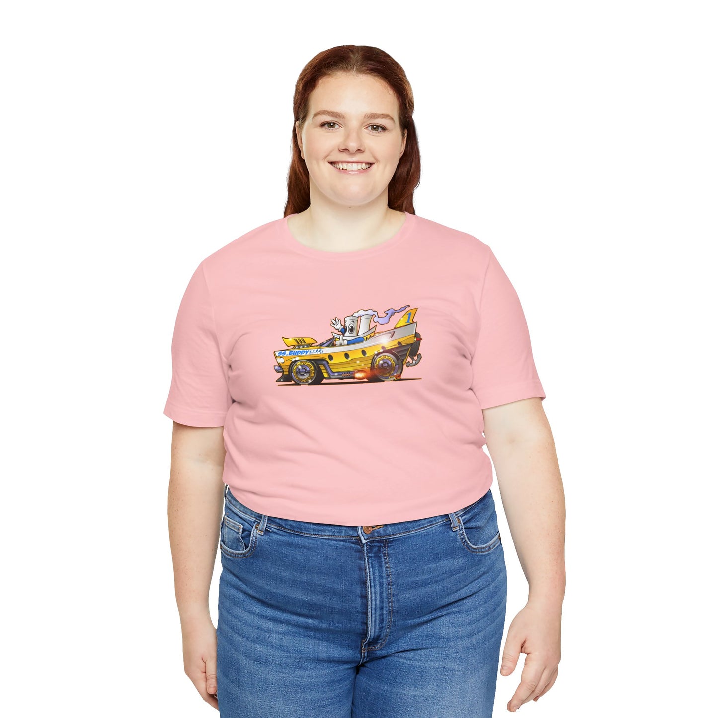 BUDDY CRUISE BUDDYMOBILE Custom Car Art Short Sleeve Tee in 17 Colors