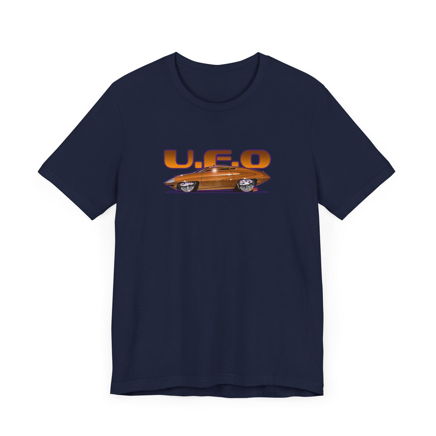 UFO ED STRAKER CAR TV Car Concept Art Short Sleeve Tee 12 Colors