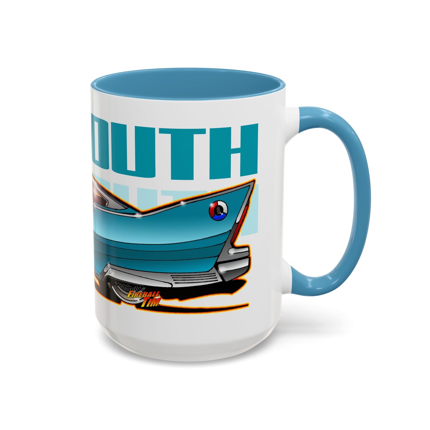 PLYMOUTH FURY 1960 Leave it to Beaver Collectible Art Coffee Mug - 2 Sizes