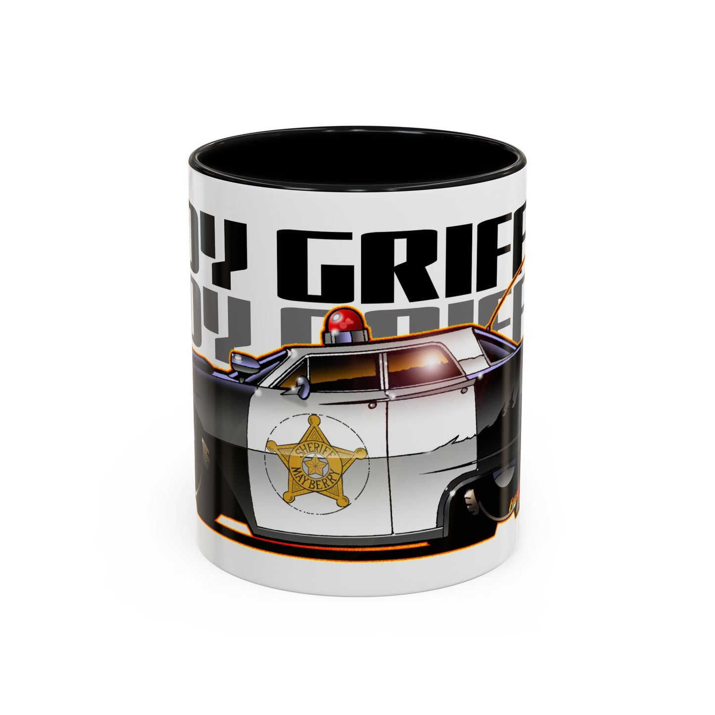 ANDY GRIFFITH SHOW 1963 Ford Galaxie Police Car Collectible Coffee Mug - 2 Sizes