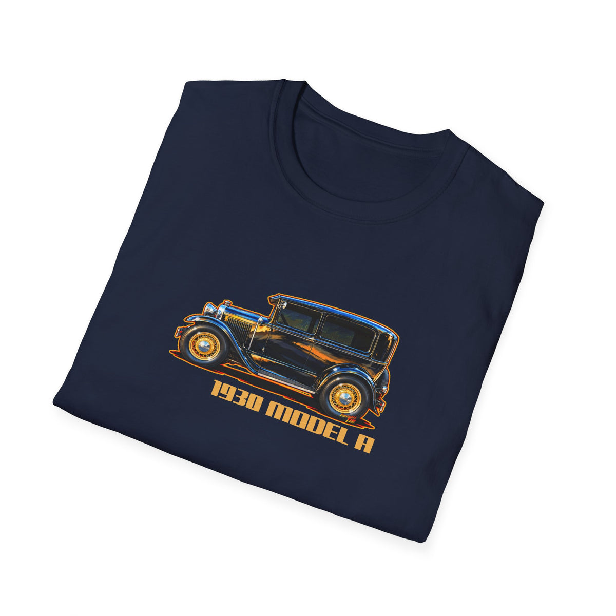 FORD MODEL A 1930 Vintage Collectible Fireball Art TeeShirt