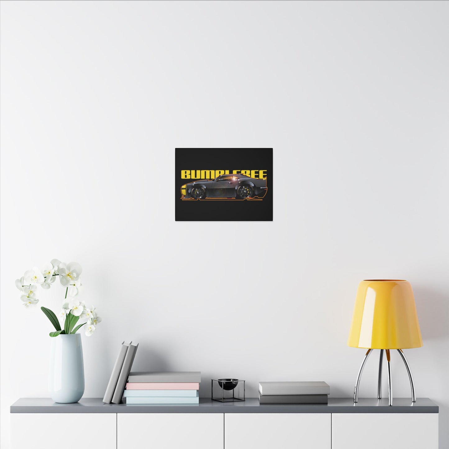 TRANSFORMERS BUMBLEBEE 1967 Camaro Fireball Art Canvas Print