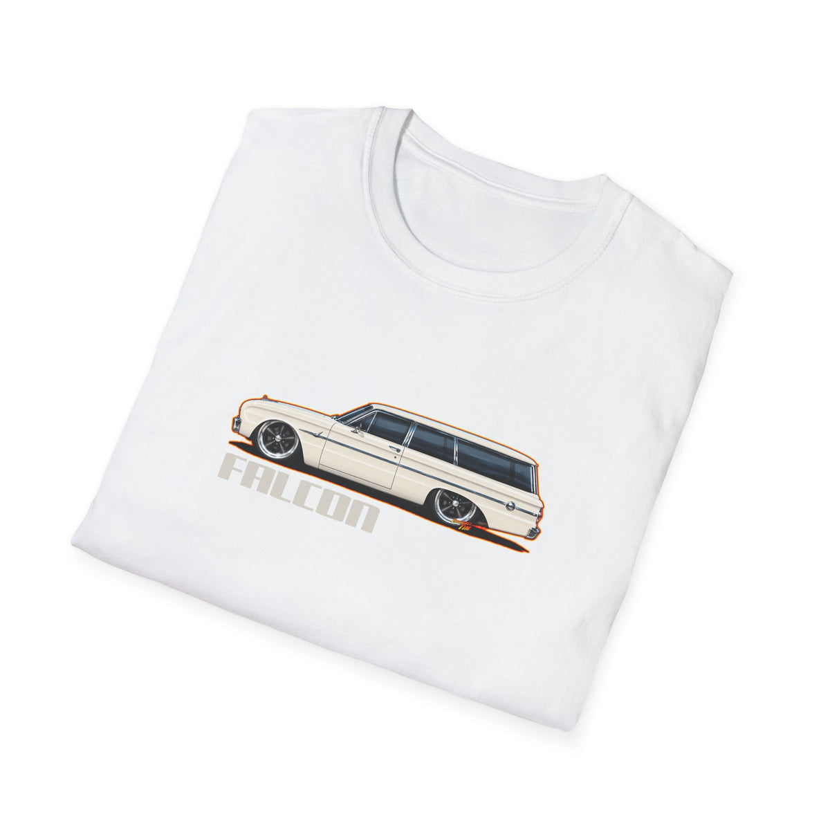 FORD FALCON WAGON Collectible Fireball Art TeeShirt