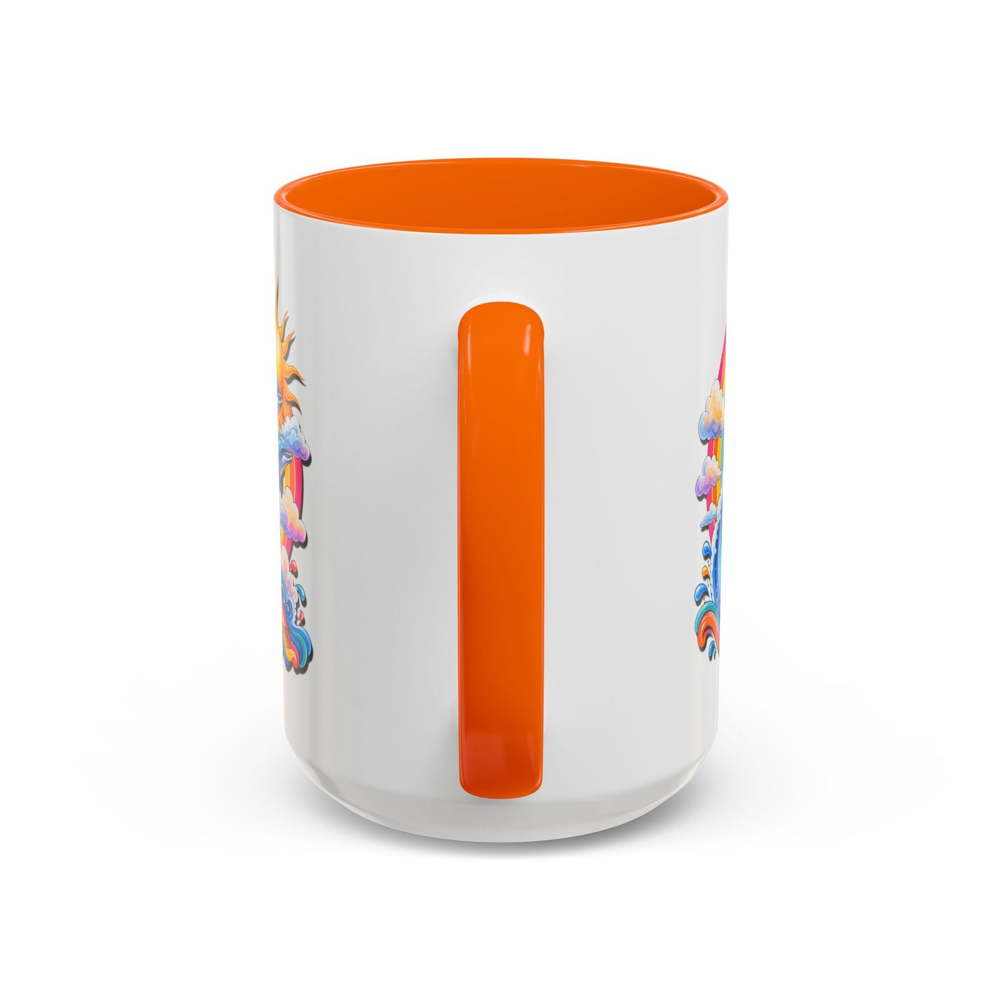DOLPHIN SPLASH 1 Aquarium Series Fireball Art Coffee Mug - 2 Sizes