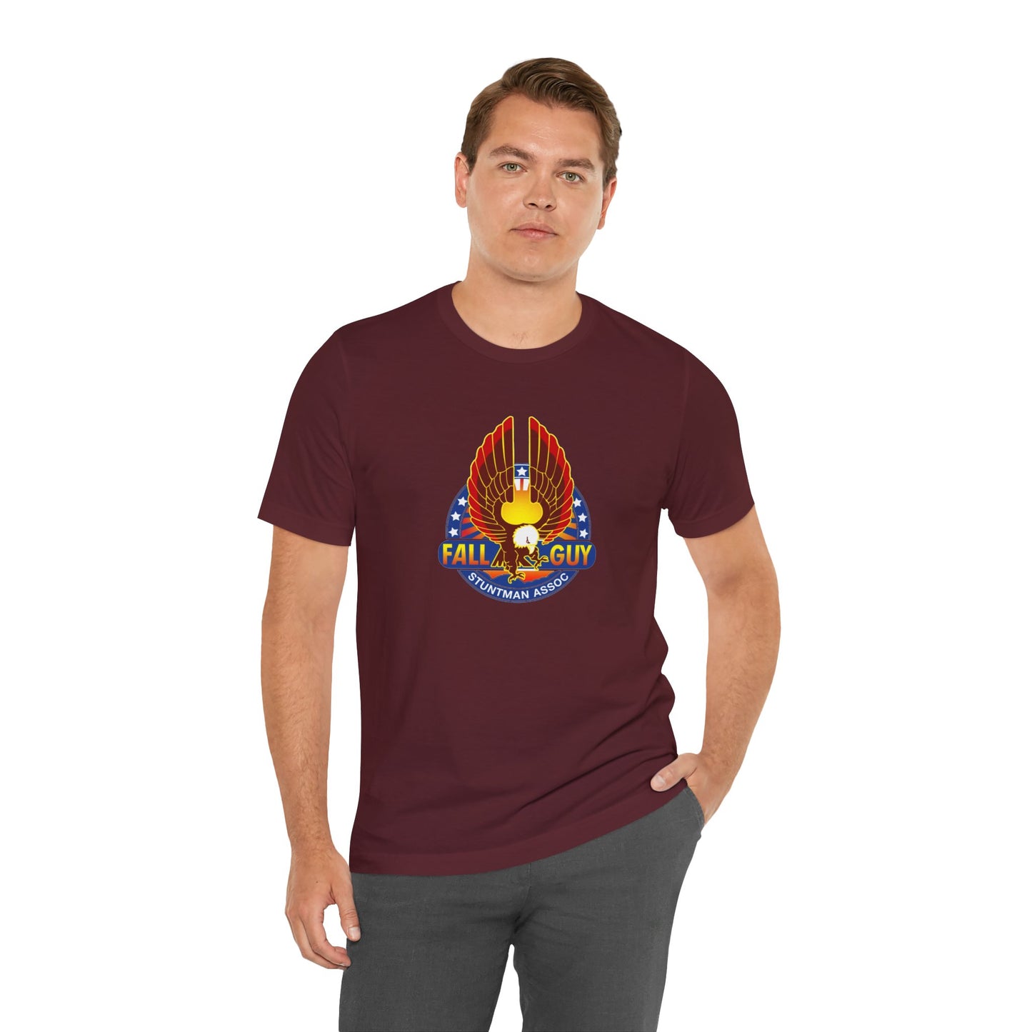 THE FALL GUY Stuntman Association Unisex Jersey Short Sleeve Tee - 12 Colors