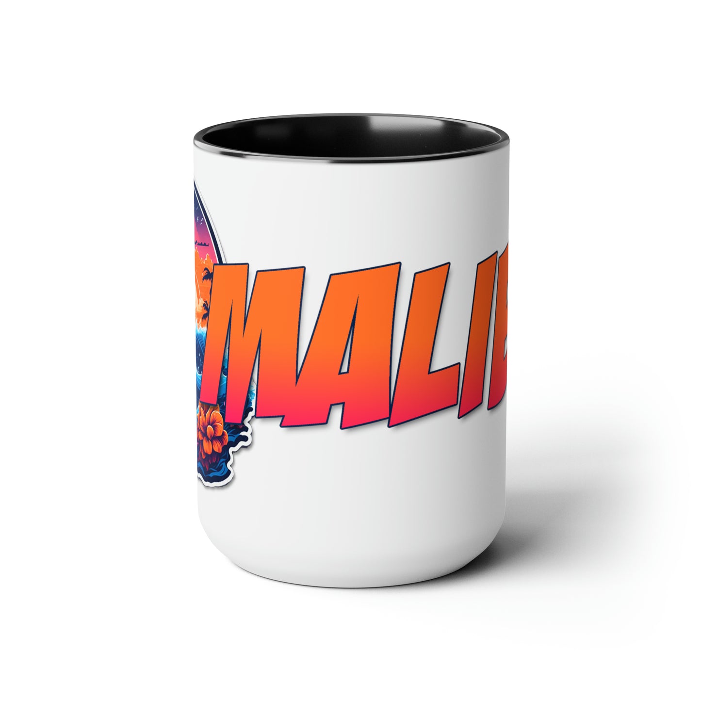 MALIBU Waves Coffee Mug 15oz