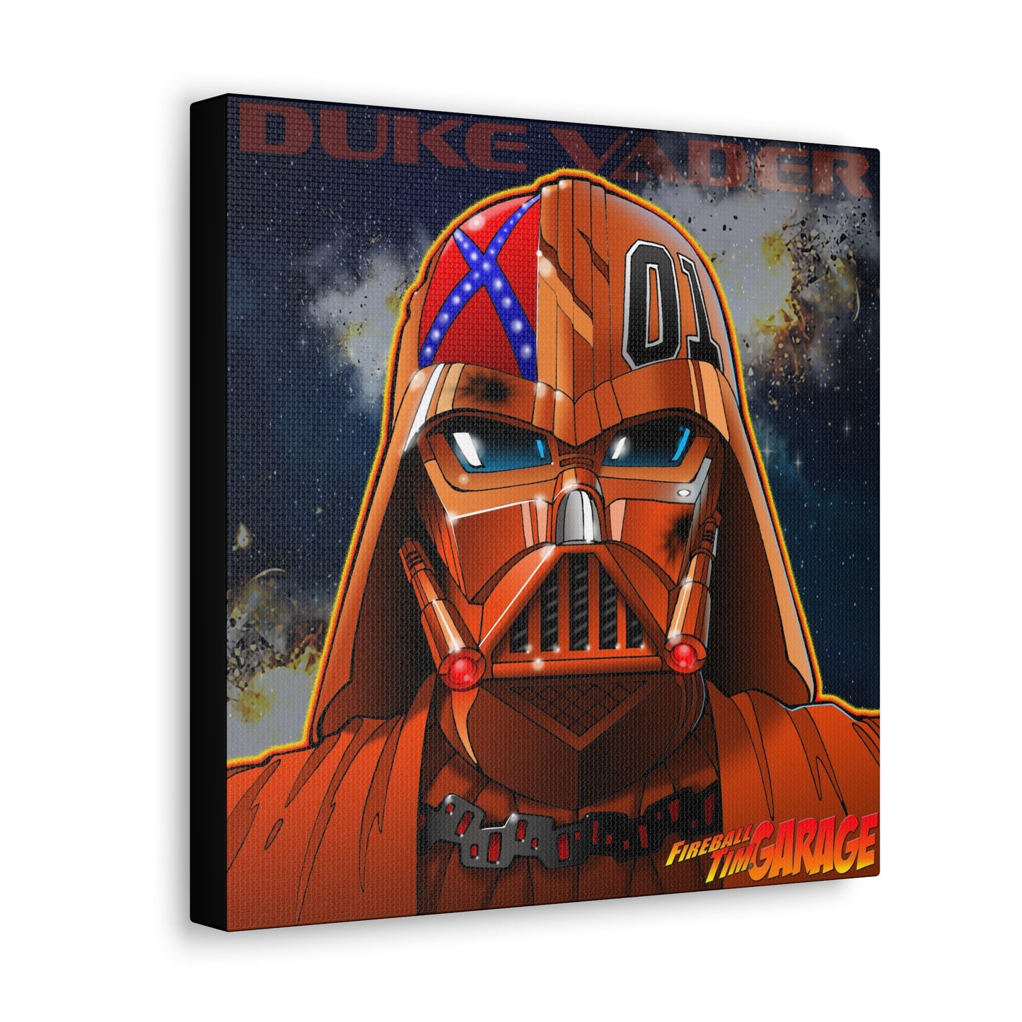 DUKE VADER Darth Vader Dukes of Hazzard Mashup Concept Art MASTERPRINT 3 Sizes