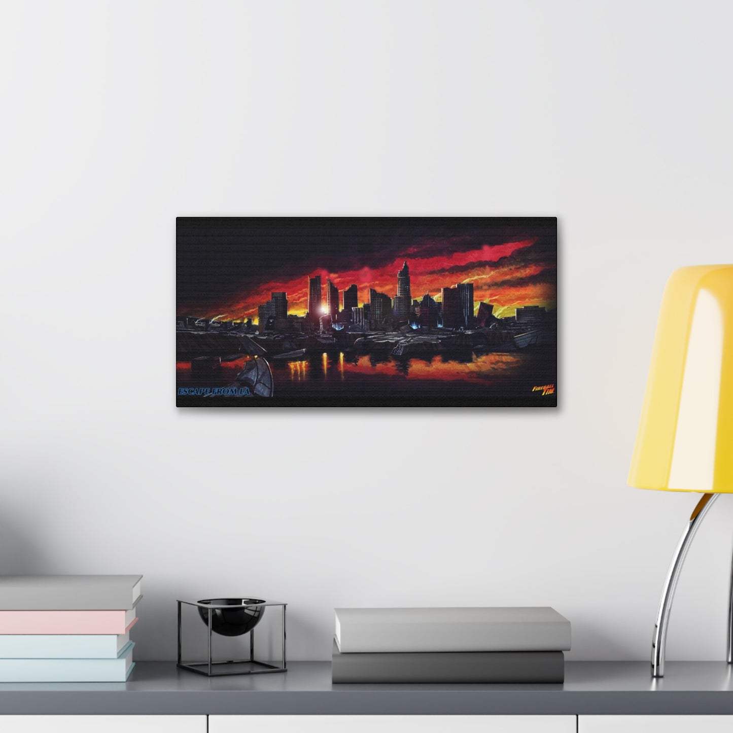 ESCAPE FROM LA Official Concept Art DTLA Canvas Print 20x10