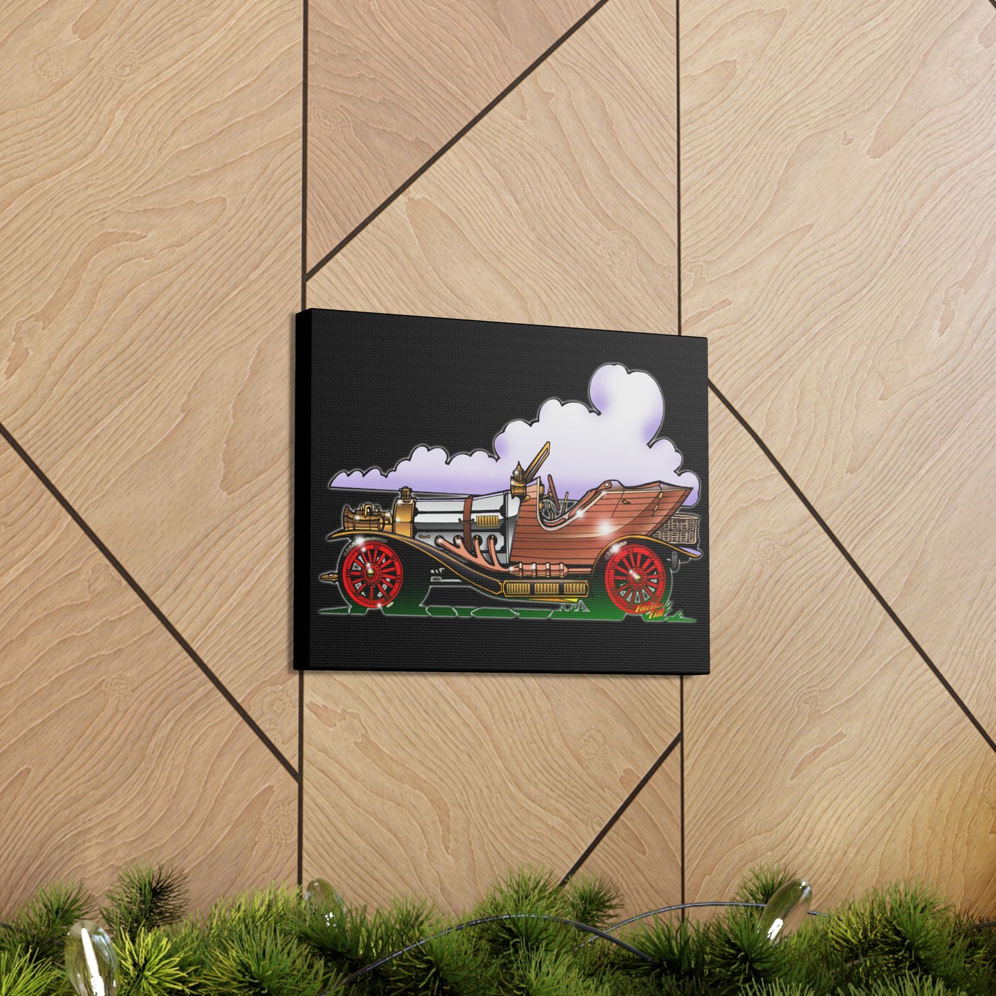 CHITTY CHITTY Bang Bang Movie Car Concept Art Canvas Print 11x14