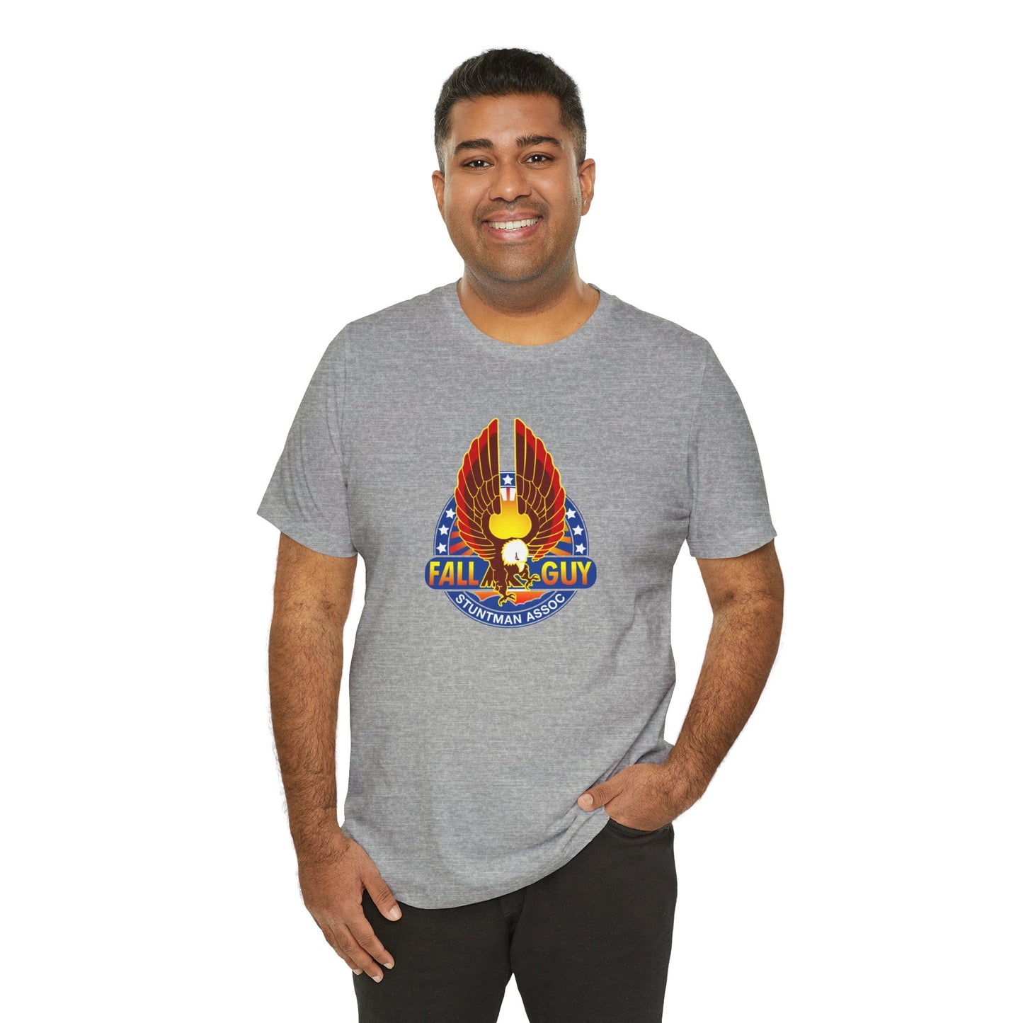 THE FALL GUY Stuntman Association Unisex Jersey Short Sleeve Tee - 12 Colors