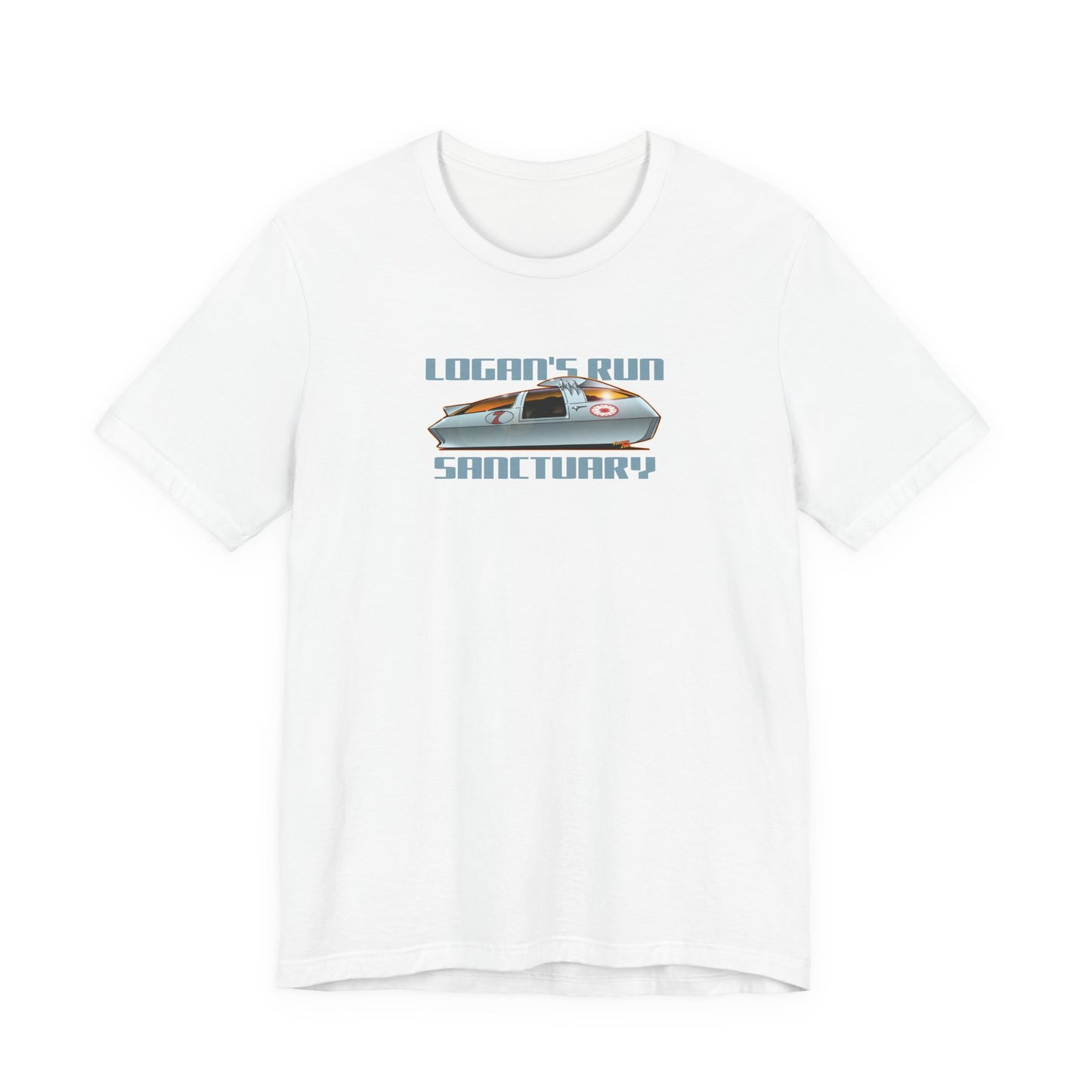 LOGAN'S RUN Sci Fi TV Car Collectible Fireball Art Short Sleeve Tee 12 Colors