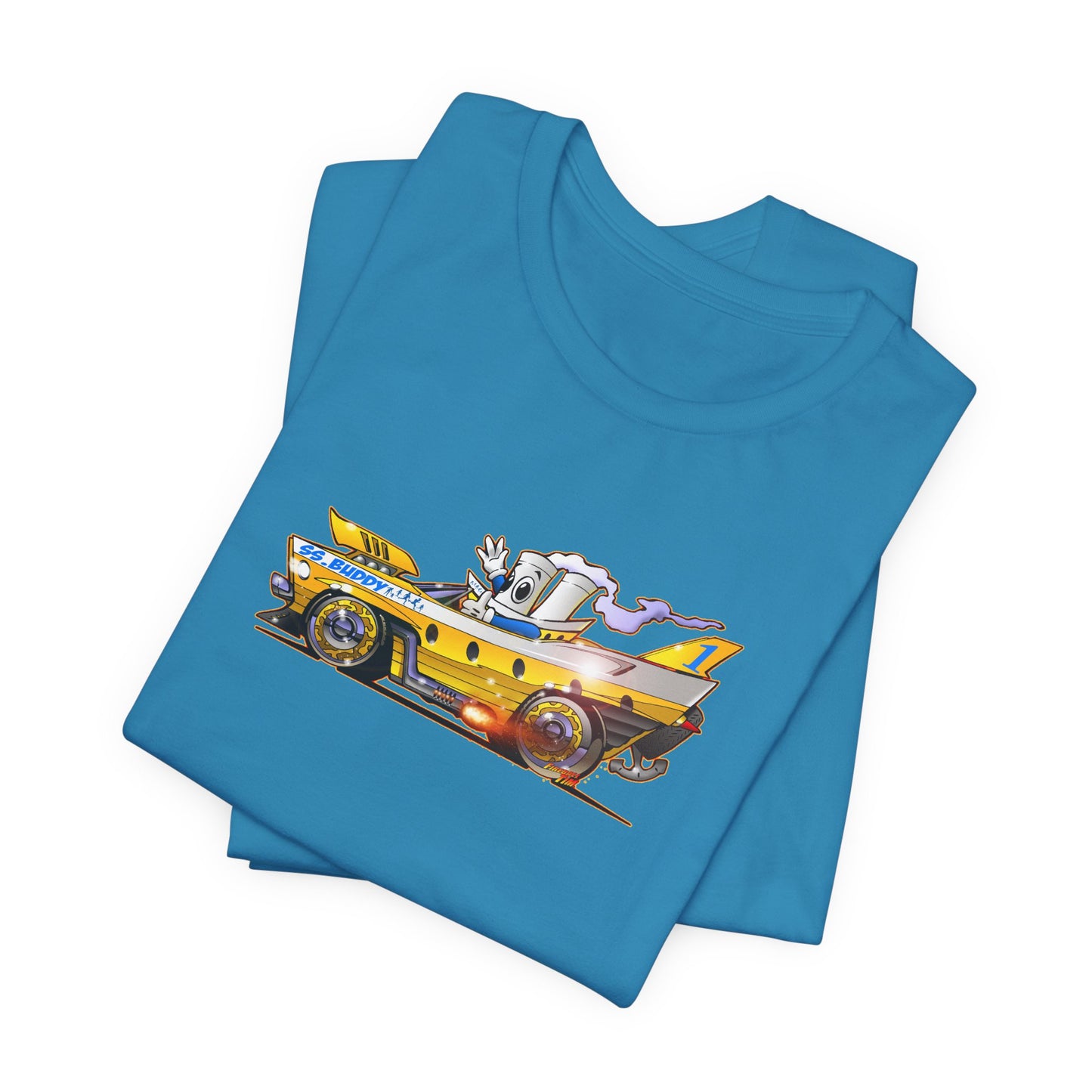 BUDDY CRUISE BUDDYMOBILE Custom Car Art Short Sleeve Tee in 17 Colors
