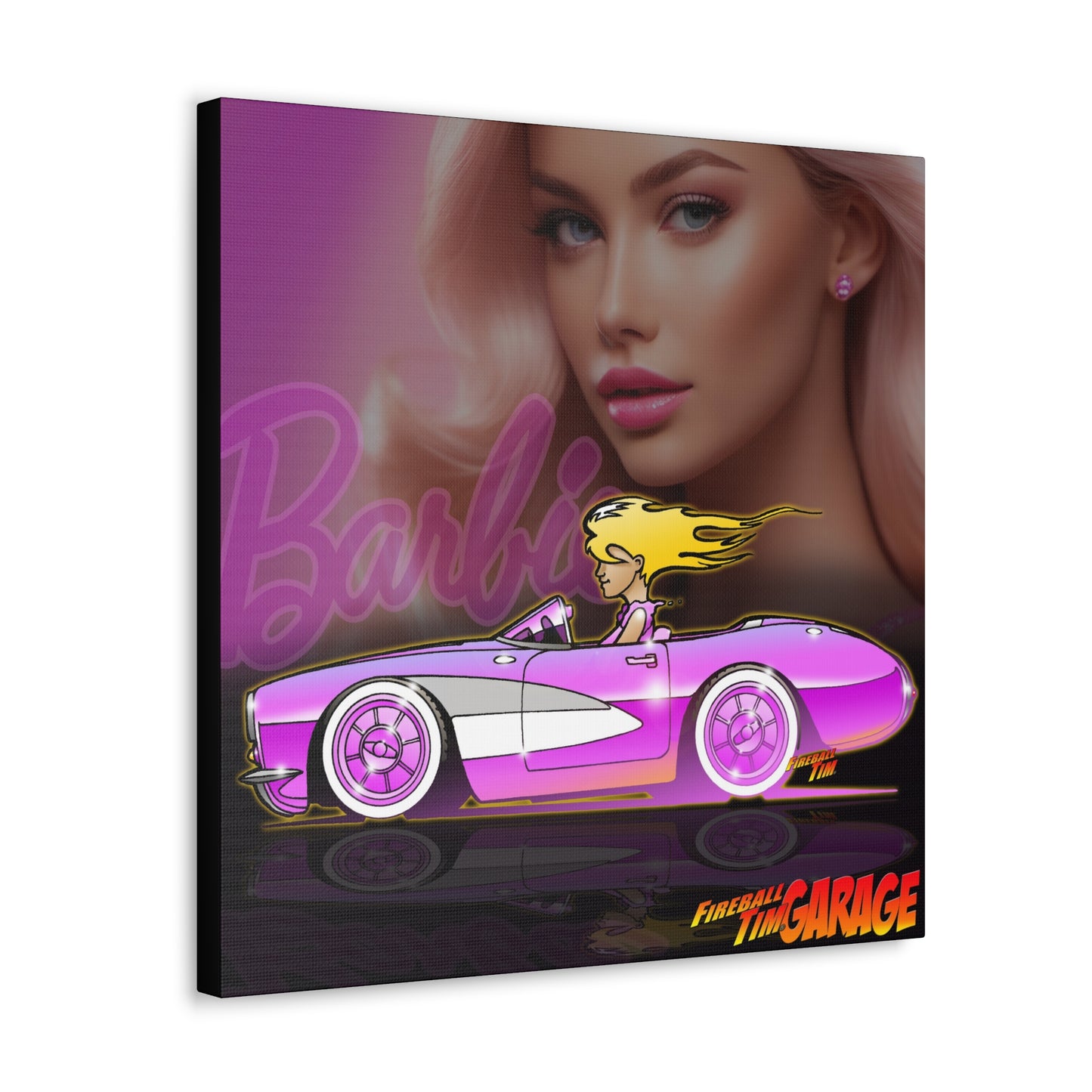 BARBIE CORVETTE Concept Art MASTERPRINT 3 Sizes