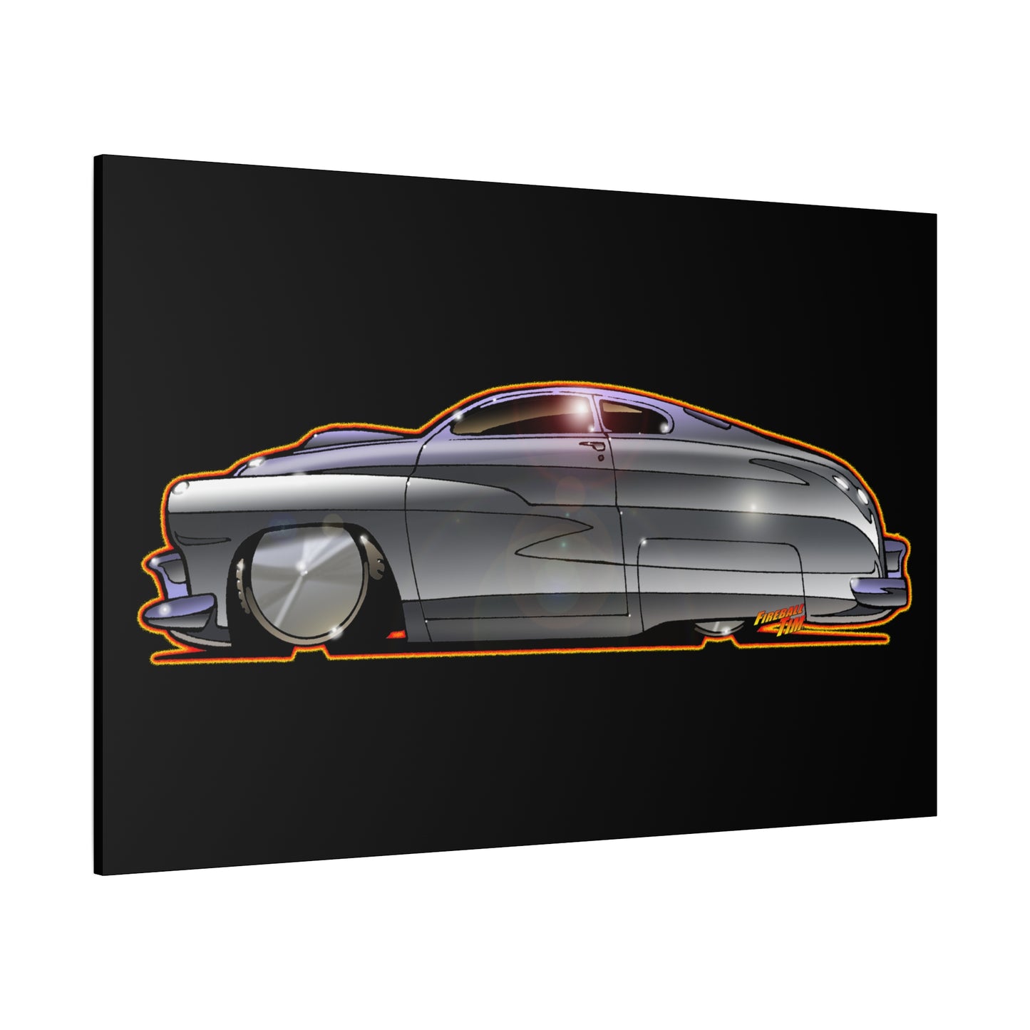COBRA MERCURY Sylvester Stallone Collectible Fireball Art Canvas Print