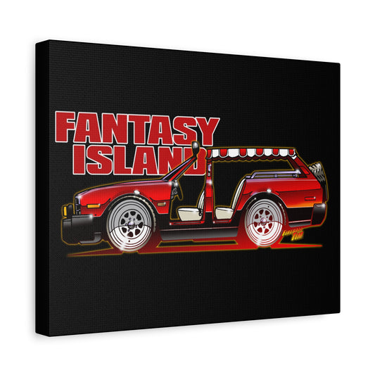 FANTASY ISLAND TV Show 1978 Plymouth Canvas Art Wall Print - 11x14