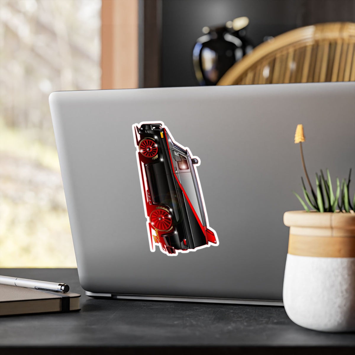 ATEAM VAN Collectible Fireball Art Stickers in 4 Sizes